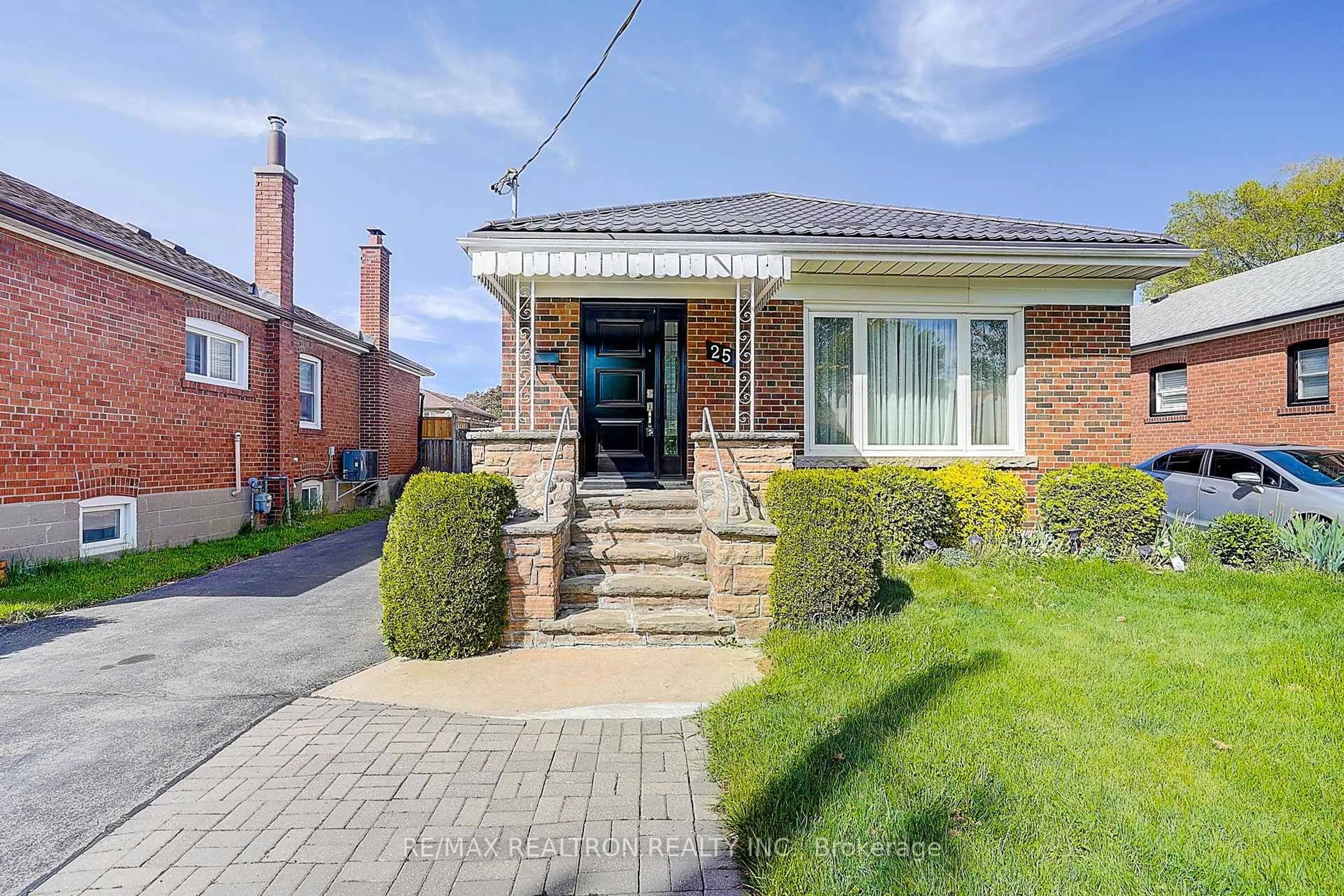 Home with brick exterior material, street for 25 Muldrew Ave, Toronto Ontario M1R 1X4