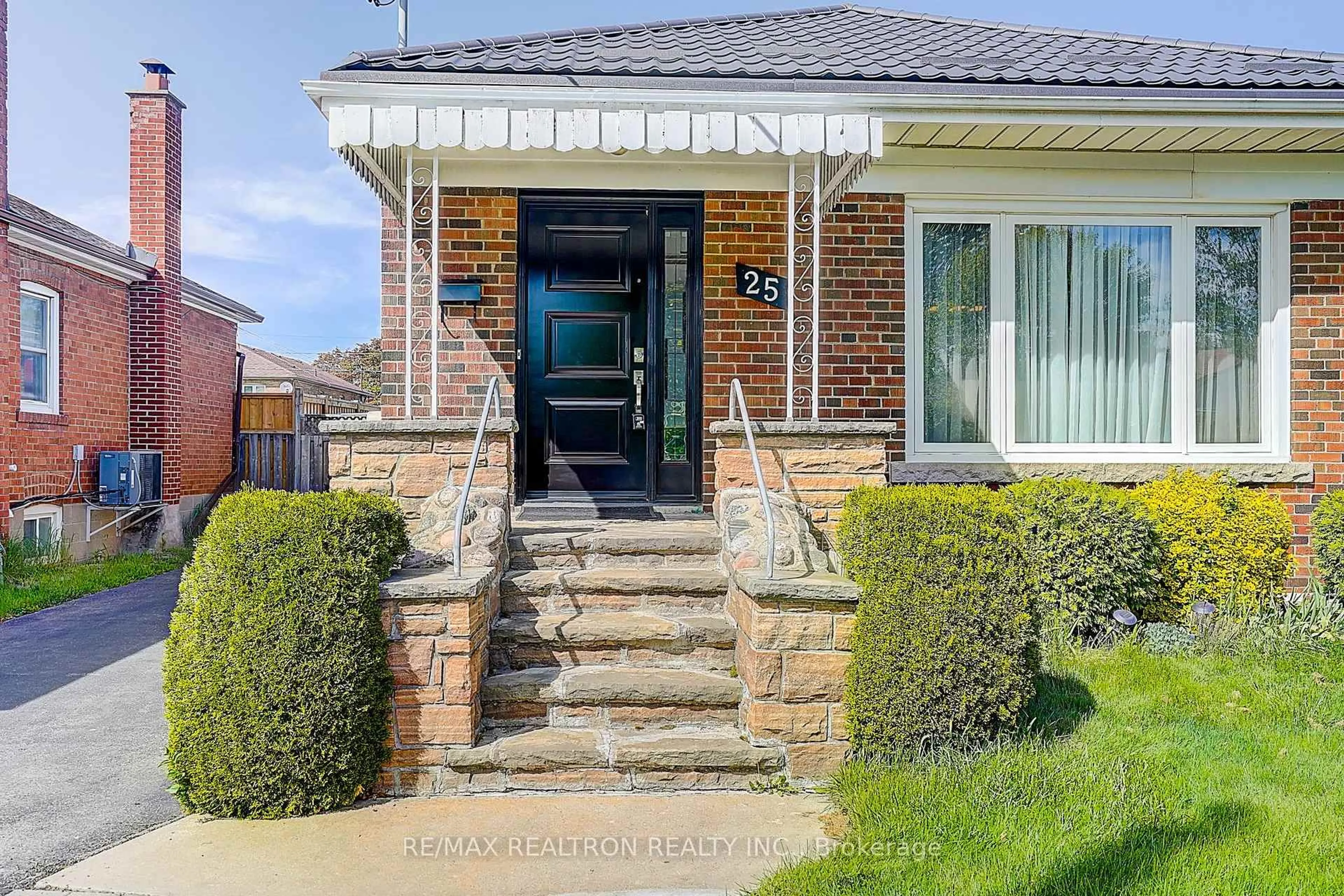 Home with brick exterior material, street for 25 Muldrew Ave, Toronto Ontario M1R 1X4