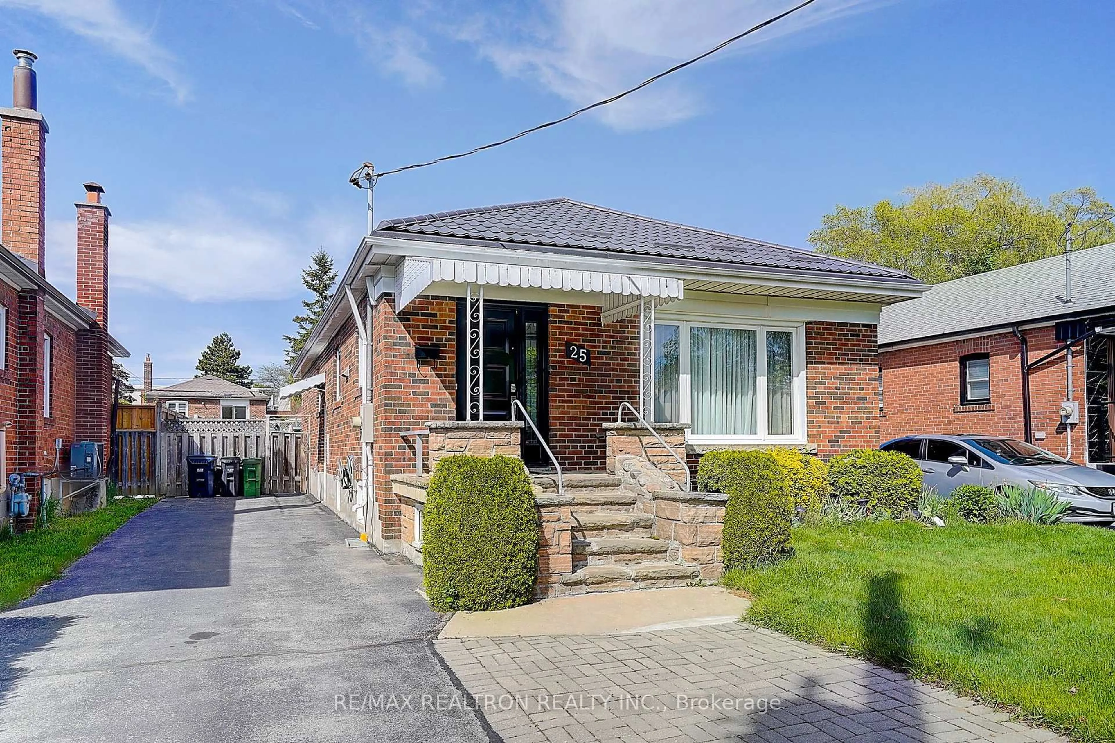 Home with brick exterior material, street for 25 Muldrew Ave, Toronto Ontario M1R 1X4