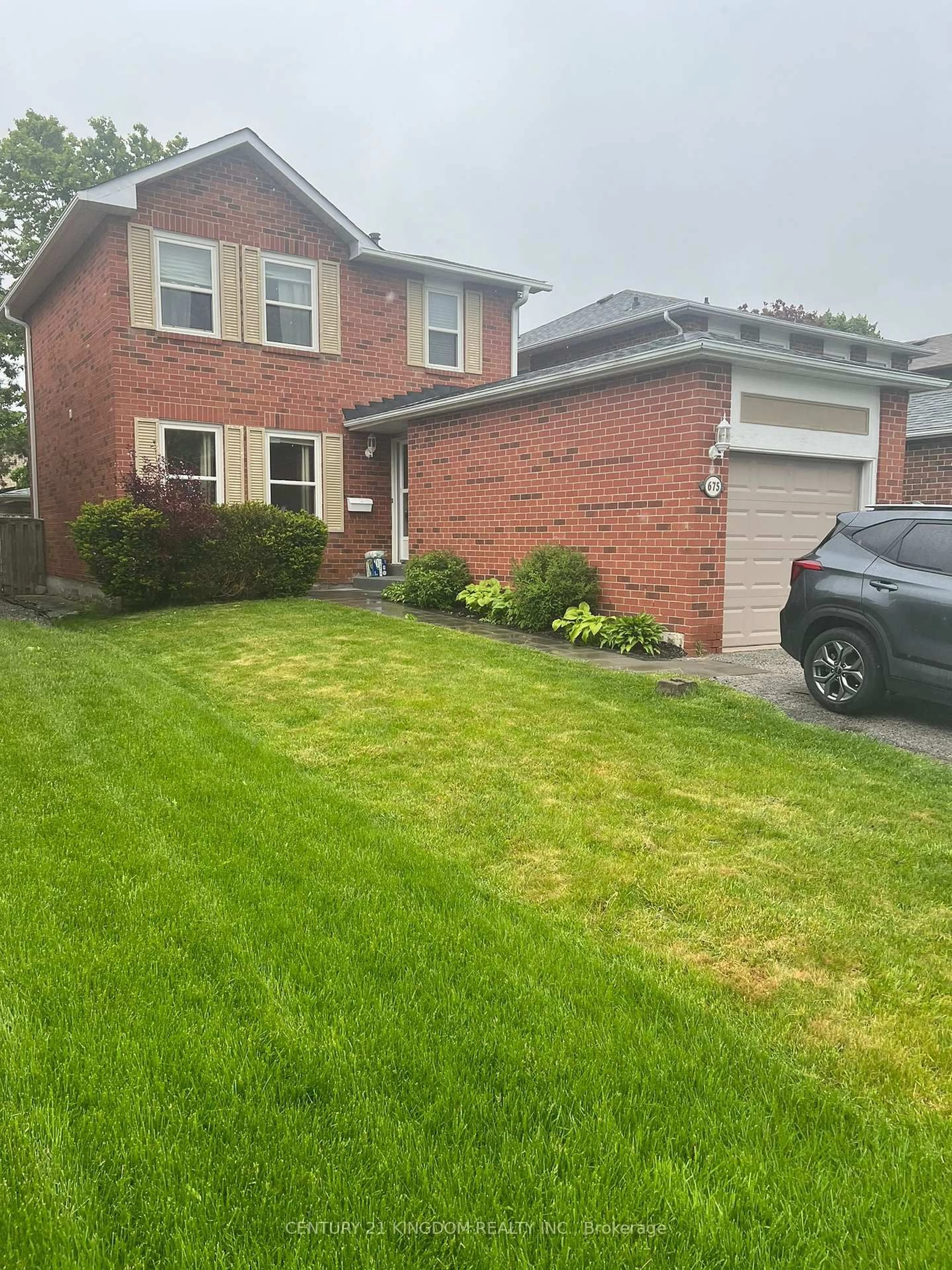 Home with brick exterior material, street for 675 Foxwood Tr, Pickering Ontario L1V 3Y1