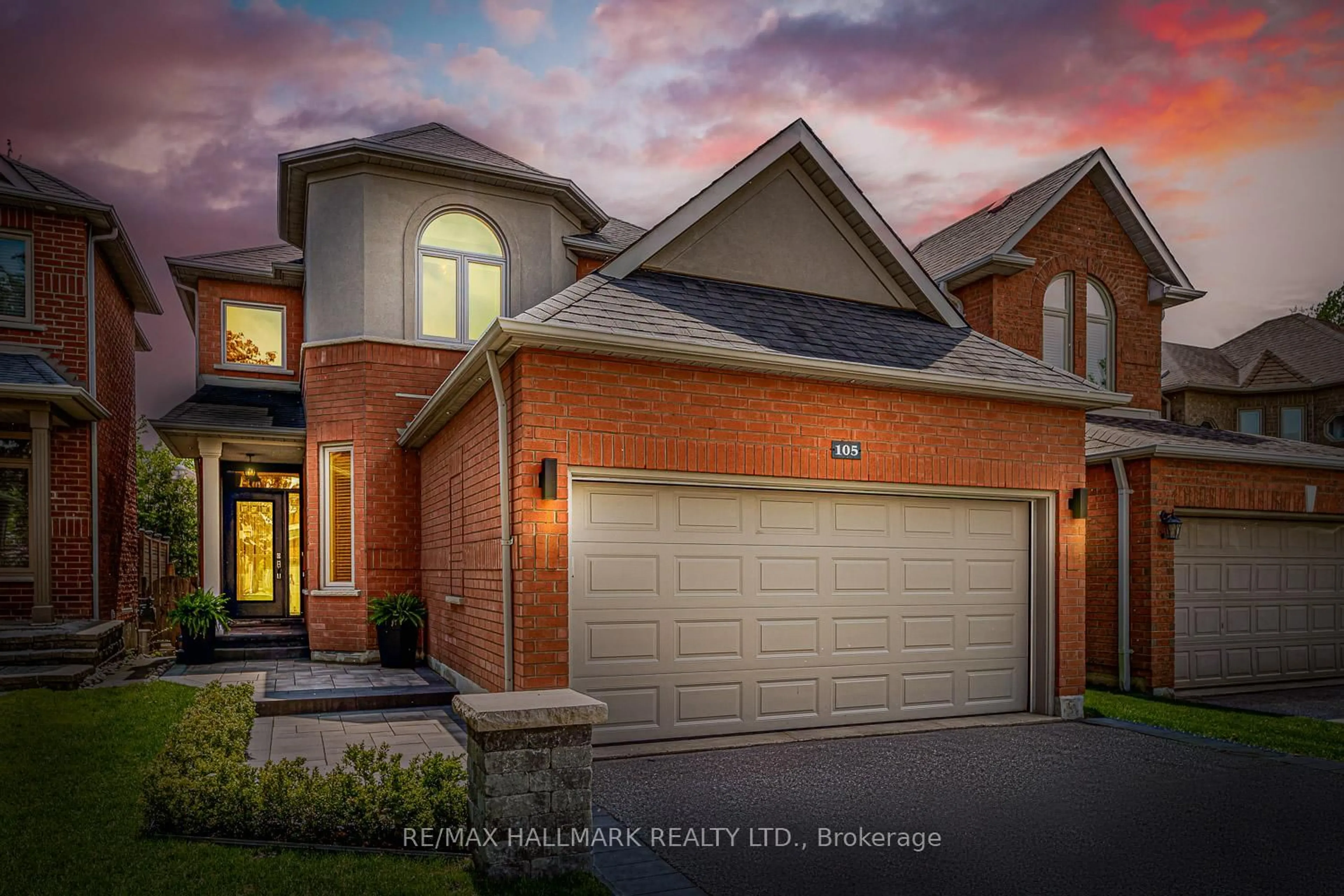 Home with brick exterior material, street for 105 Secord St, Pickering Ontario L1V 6V6