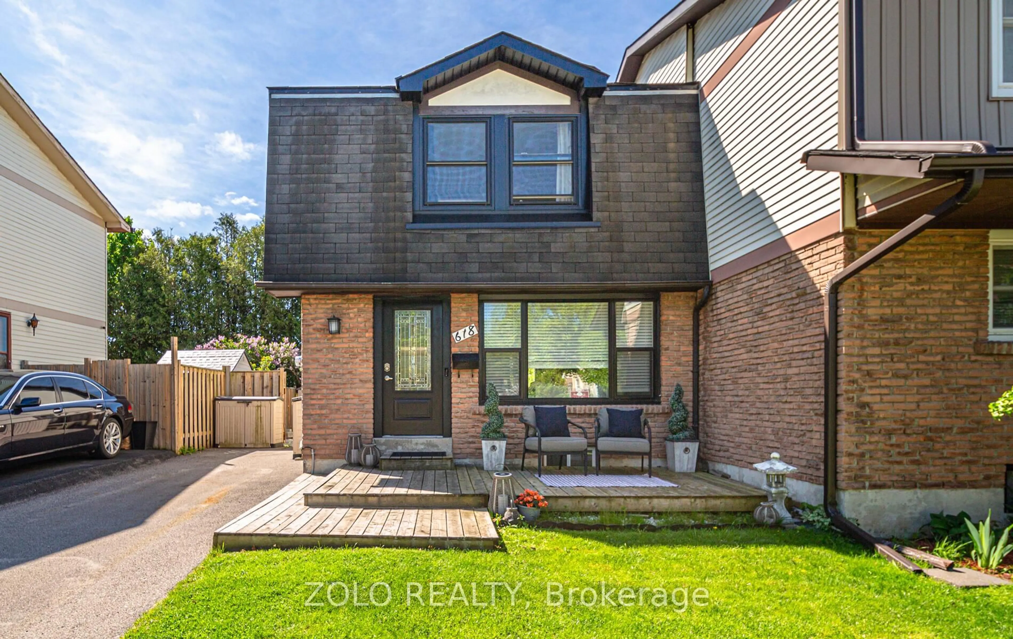 Home with brick exterior material, street for 618 Galahad Dr, Oshawa Ontario L1K 1M2