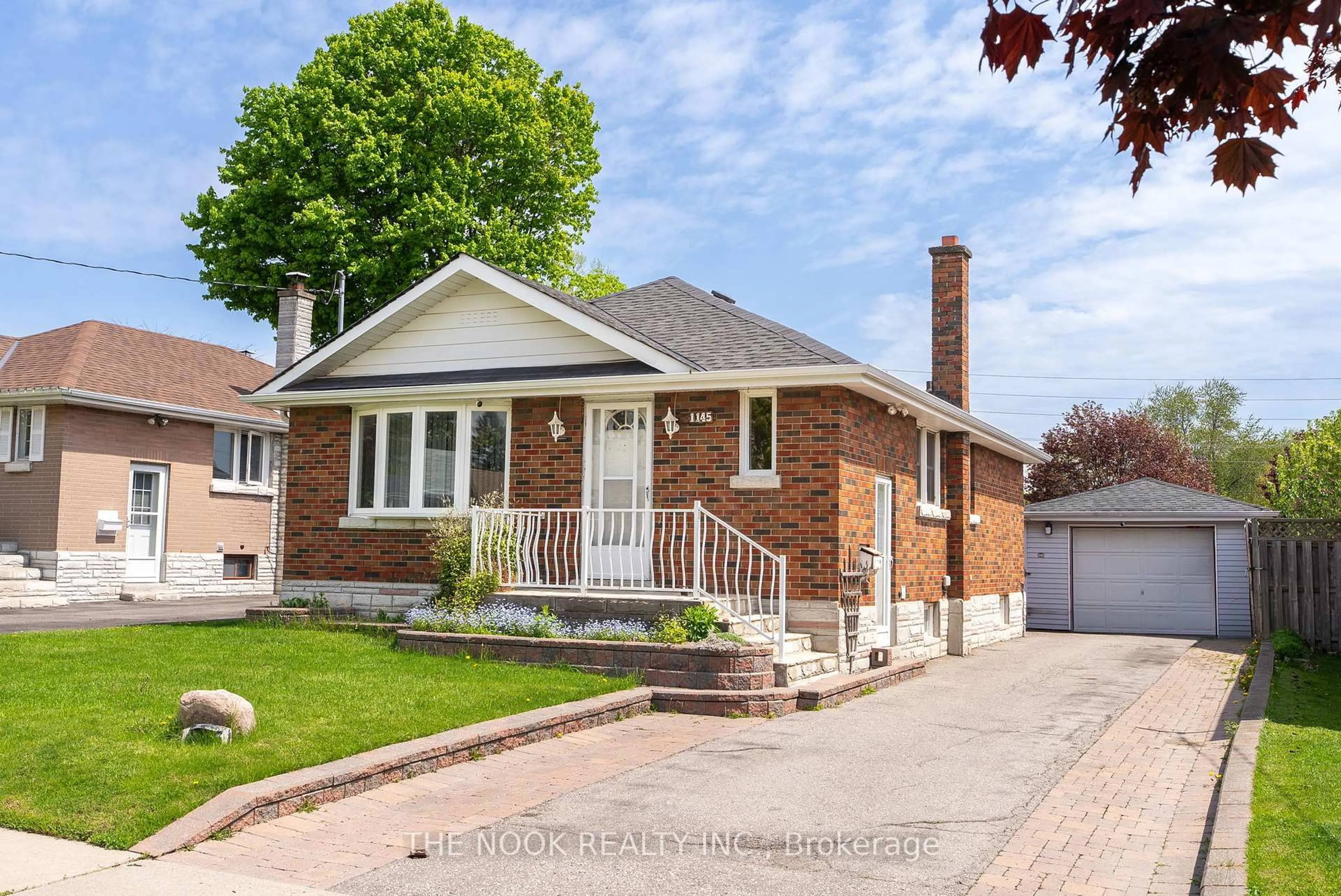 Home with brick exterior material, street for 1145 Cloverdale St, Oshawa Ontario L1H 4E5