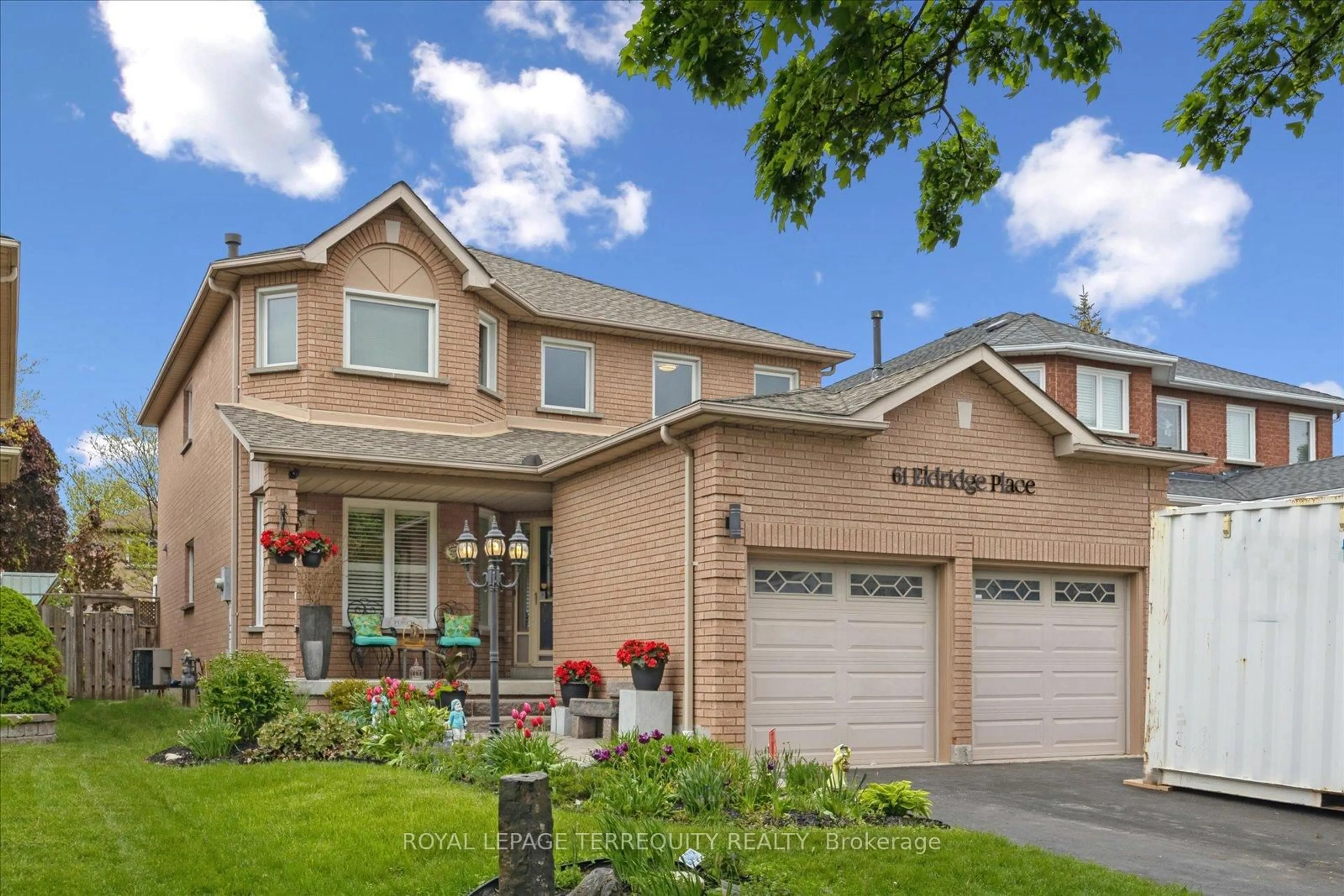Home with brick exterior material, street for 61 Eldridge Pl, Whitby Ontario L1N 9E5