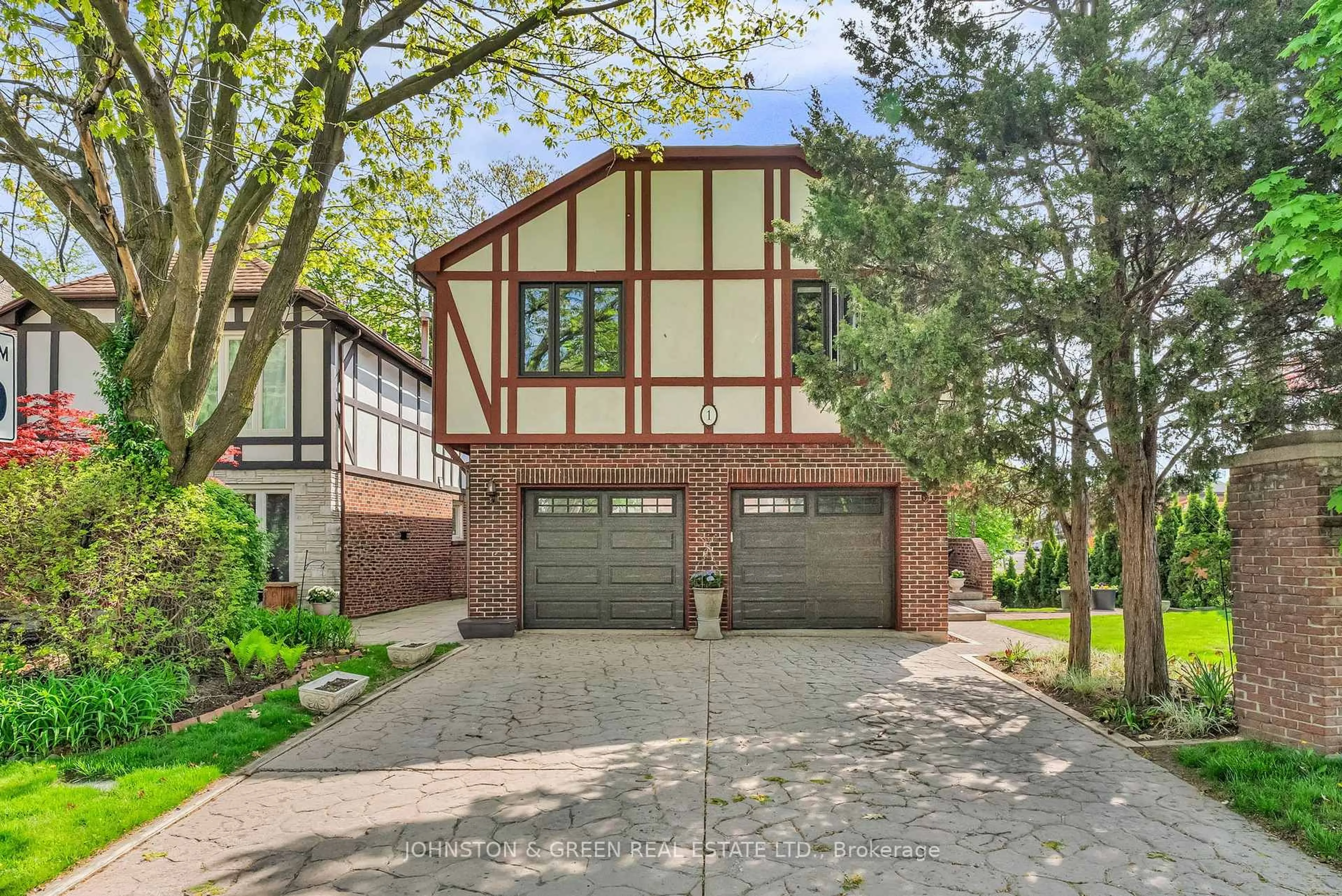 Home with brick exterior material, street for 1 Woodvale Cres, Toronto Ontario M4C 5N4
