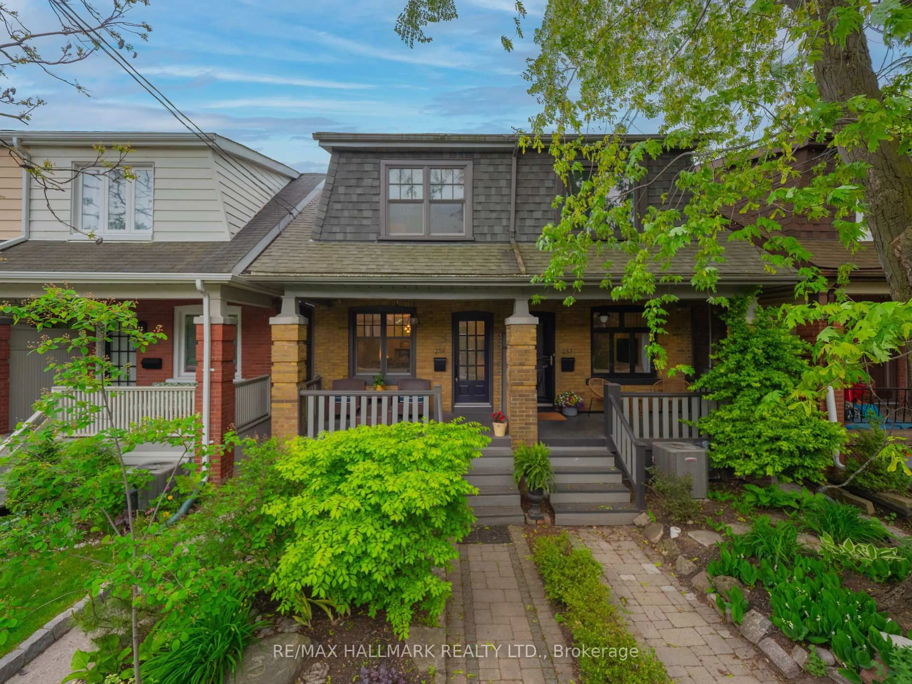 Home with brick exterior material, street for 239 Fulton Ave, Toronto Ontario M4K 1Y6