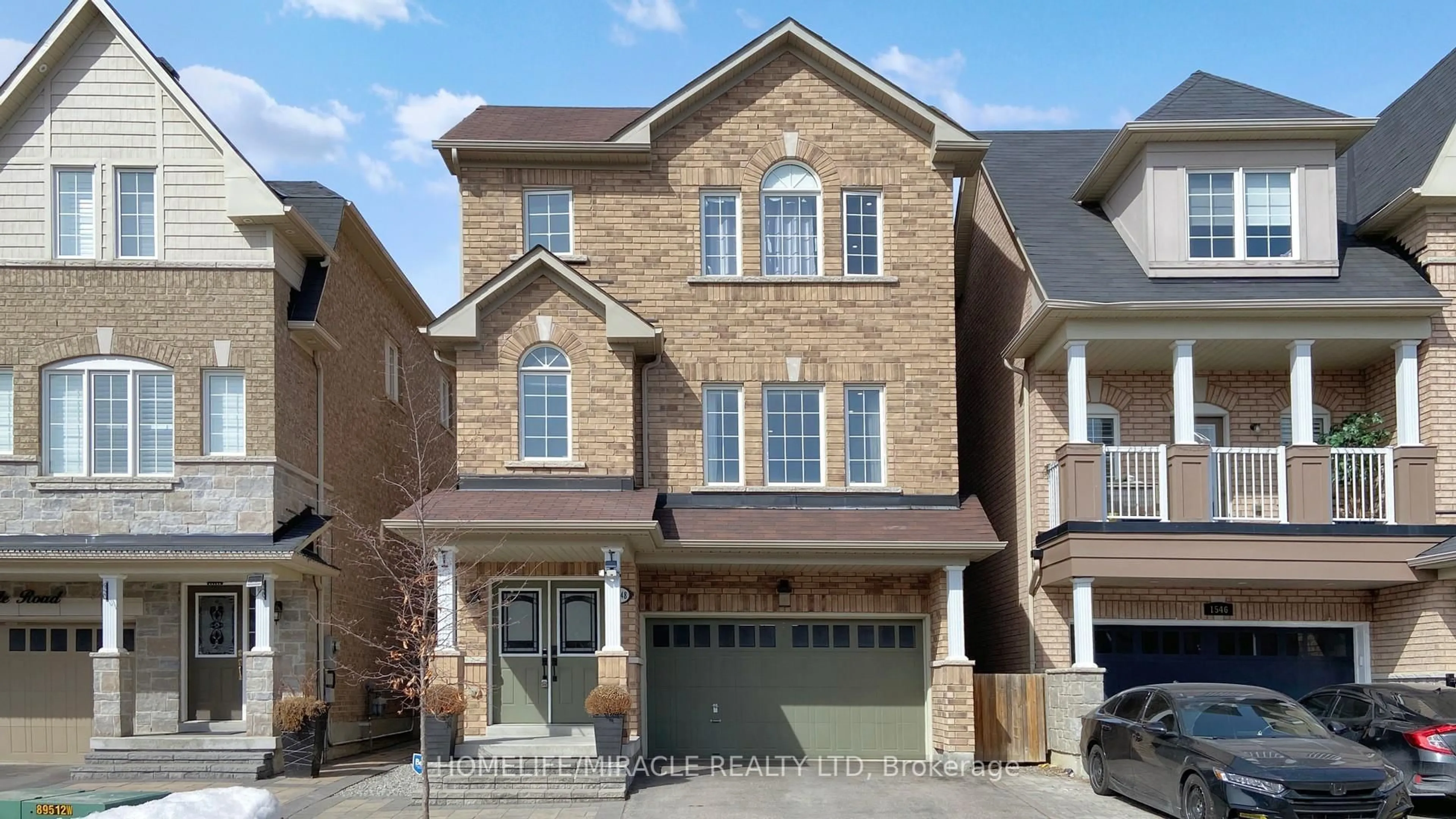 Home with brick exterior material, street for 1548 Winville Rd, Pickering Ontario L1X 0C5