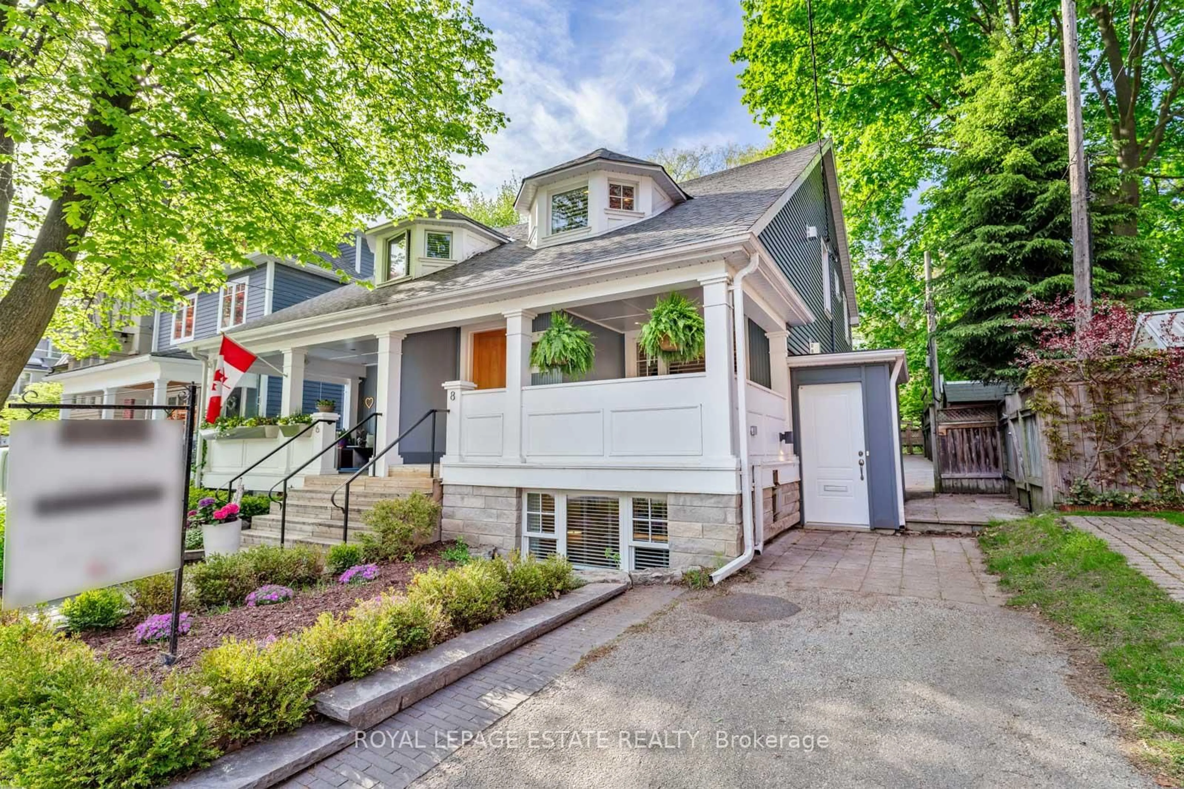 Home with brick exterior material, street for 8 Violet Ave, Toronto Ontario M4E 1B1