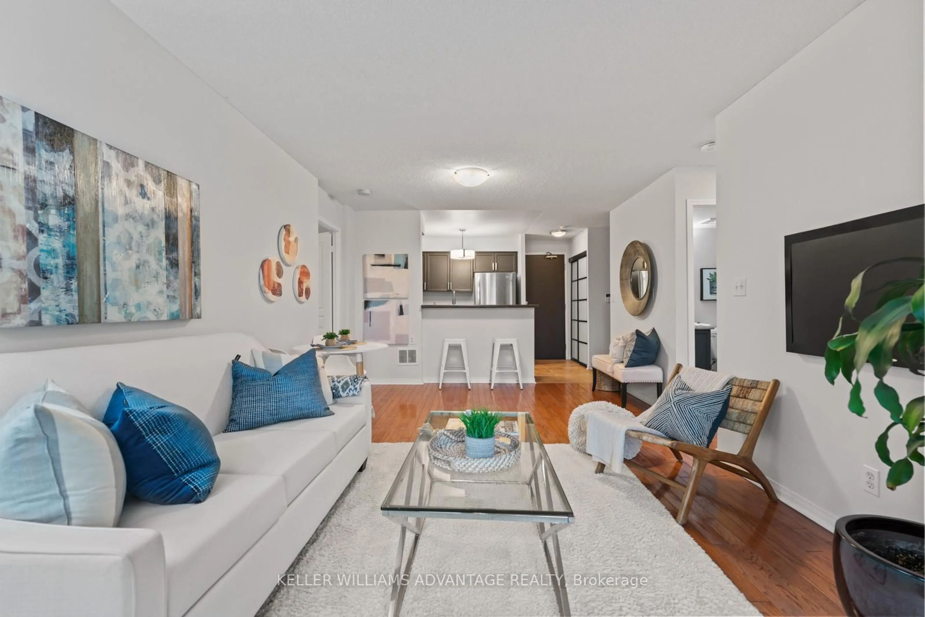 Living room with furniture, unknown for 1733 Queen St #210, Toronto Ontario M4L 6S9