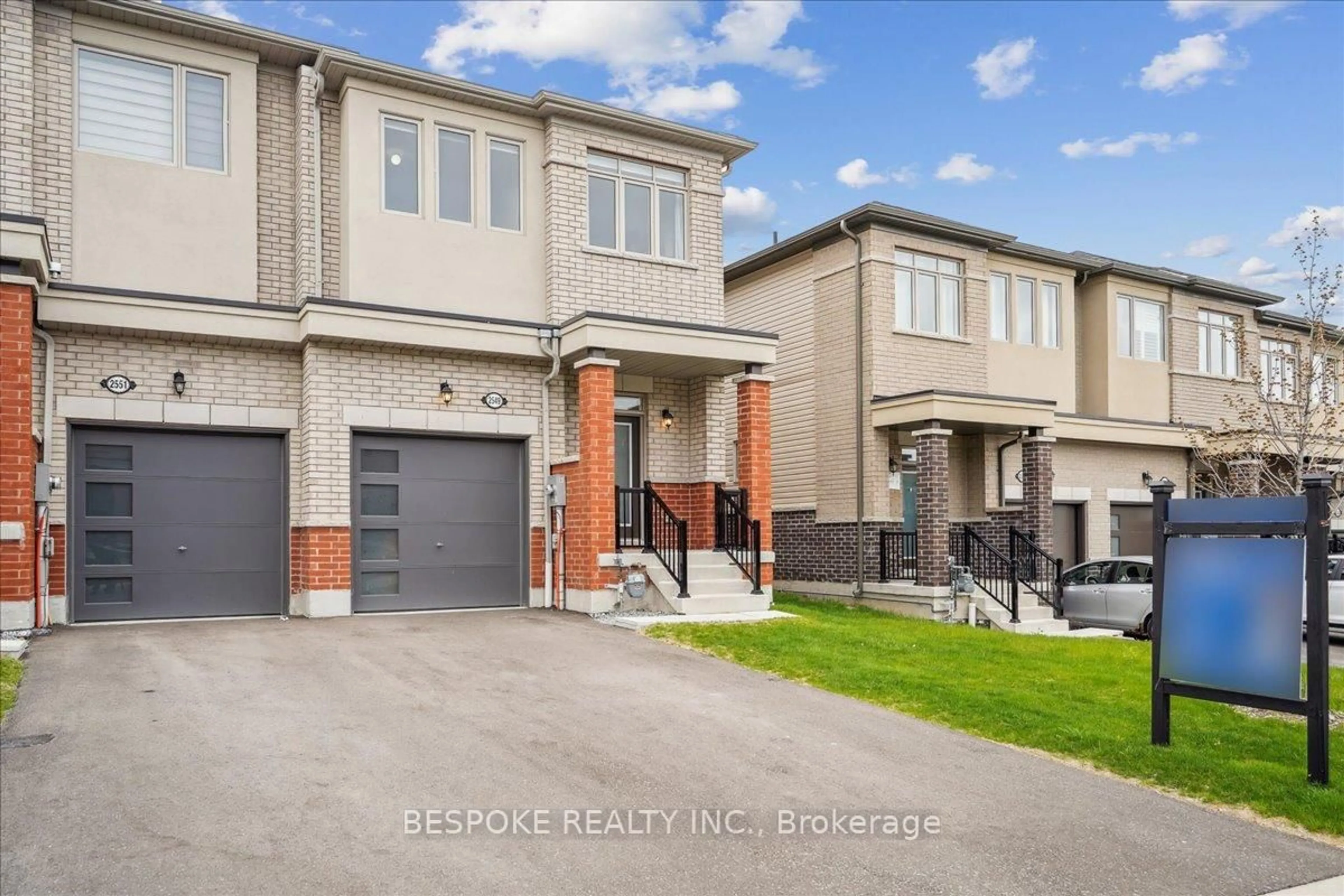 Home with brick exterior material, street for 2549 Winter Words Dr, Oshawa Ontario L1L 0S8