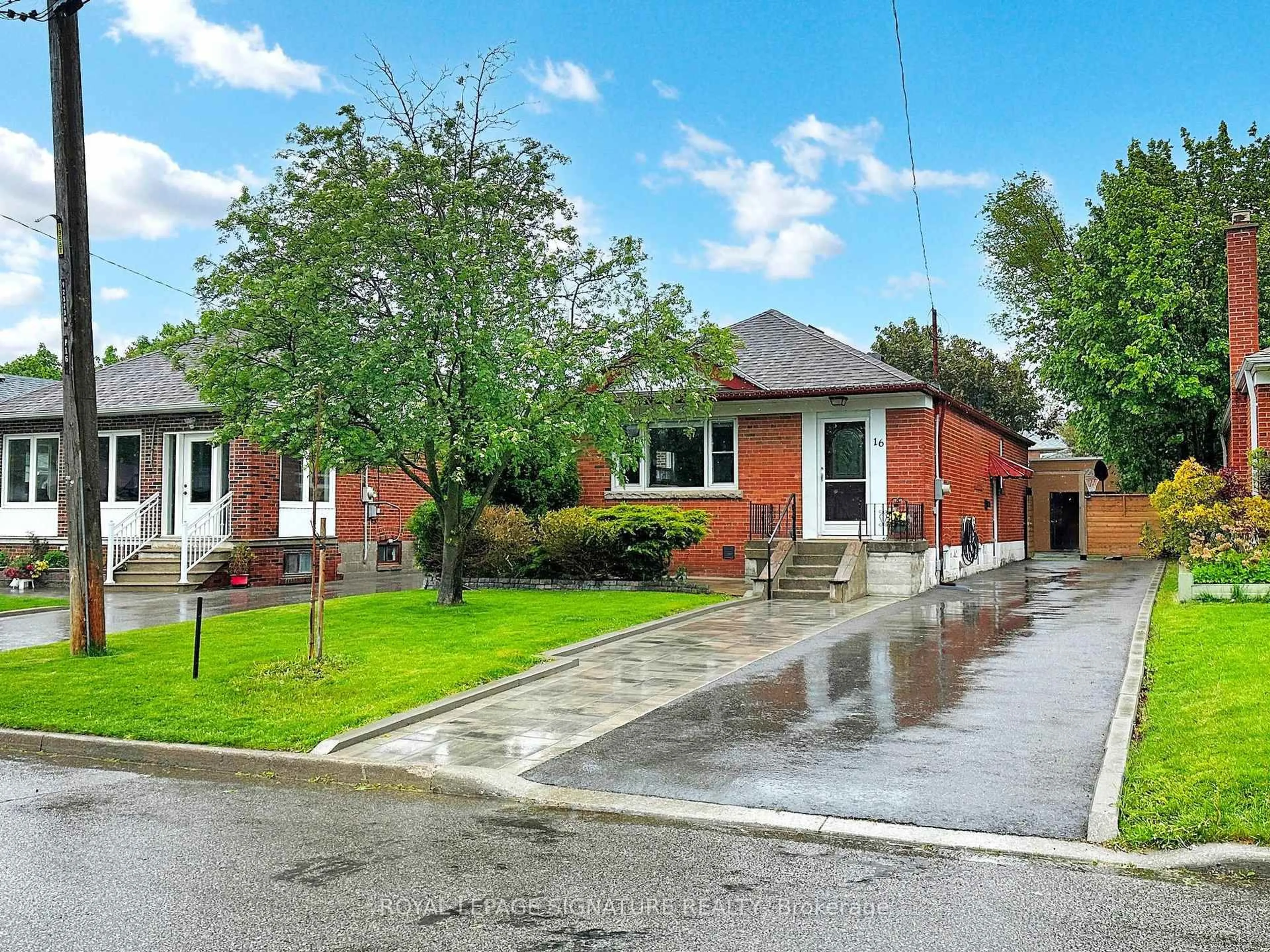 Home with brick exterior material, street for 16 Bardwell Cres, Toronto Ontario M1R 1C9