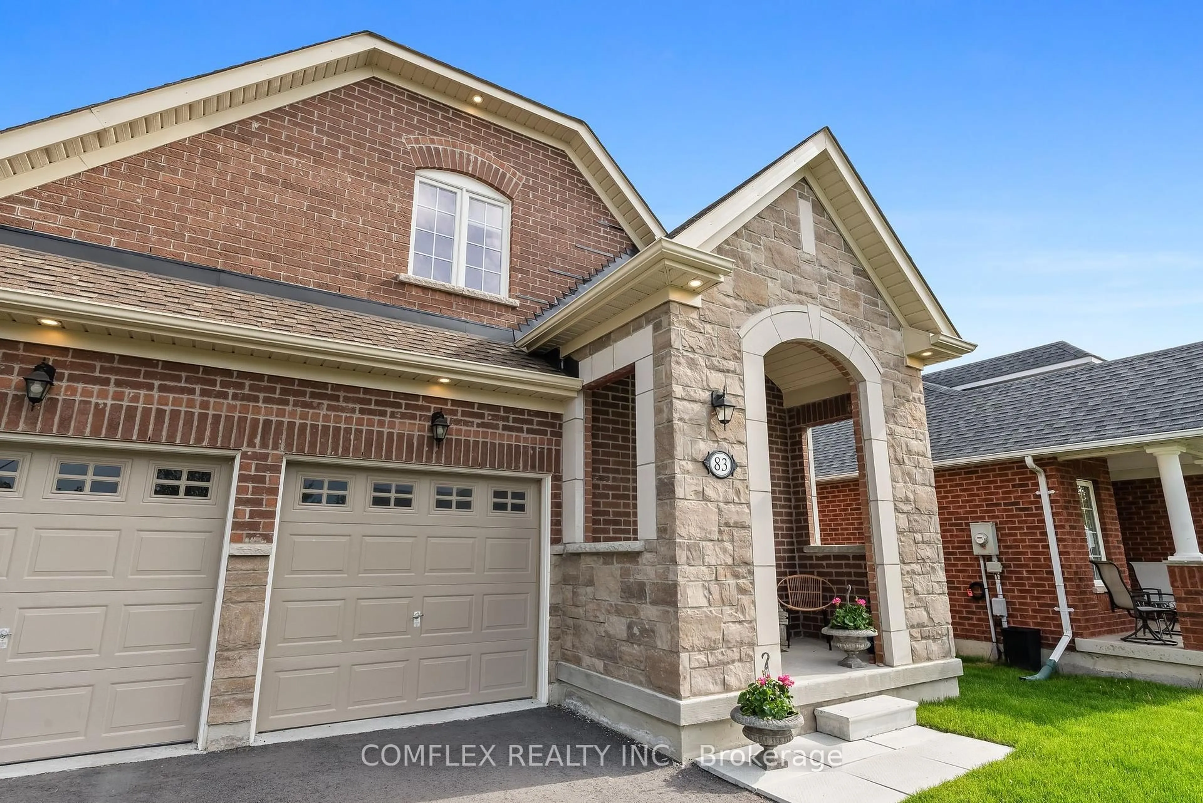 Home with brick exterior material, street for 83 Steinway Dr, Scugog Ontario L9L 1V6