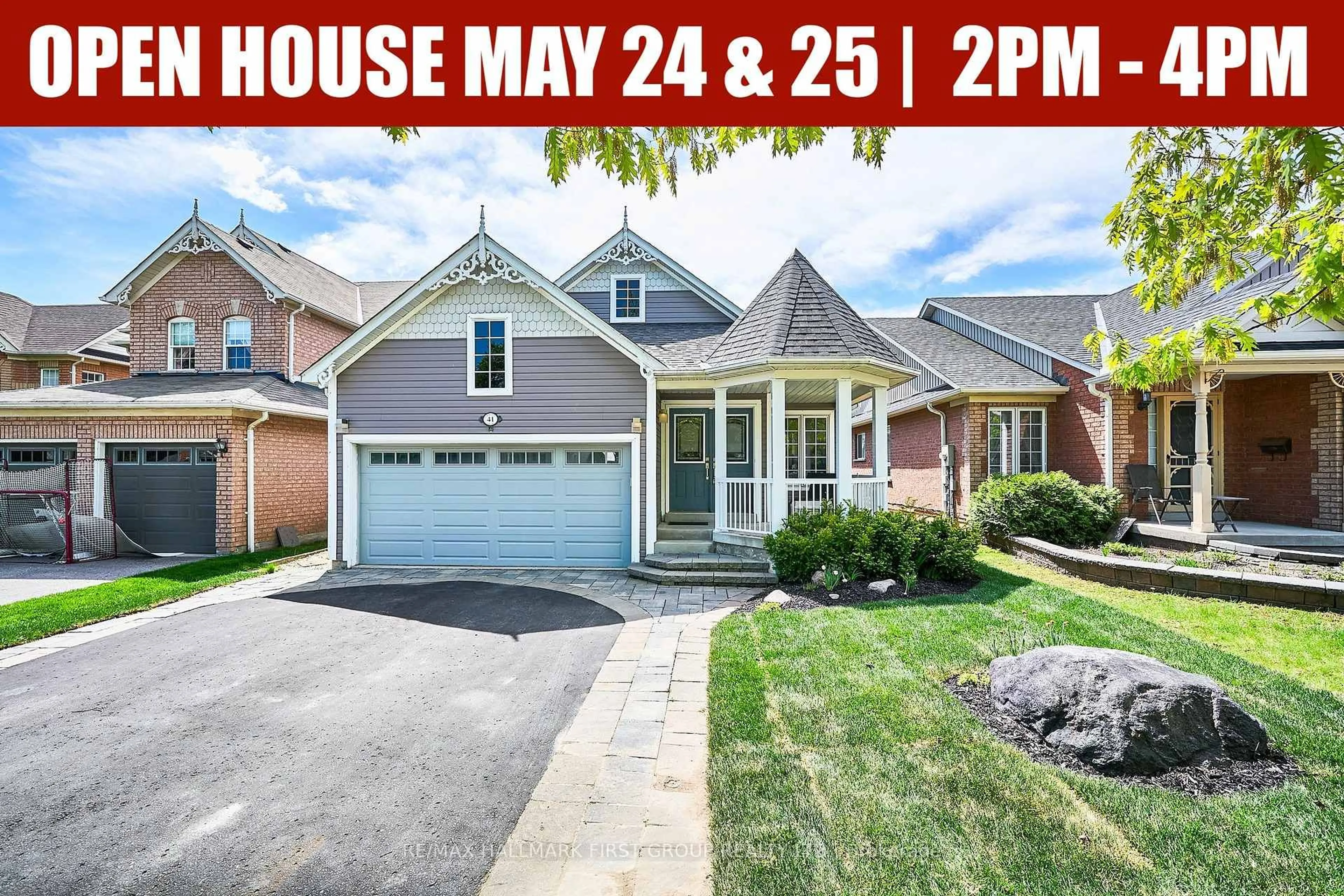 Home with brick exterior material, street for 41 Downey Dr, Whitby Ontario L1M 1J2