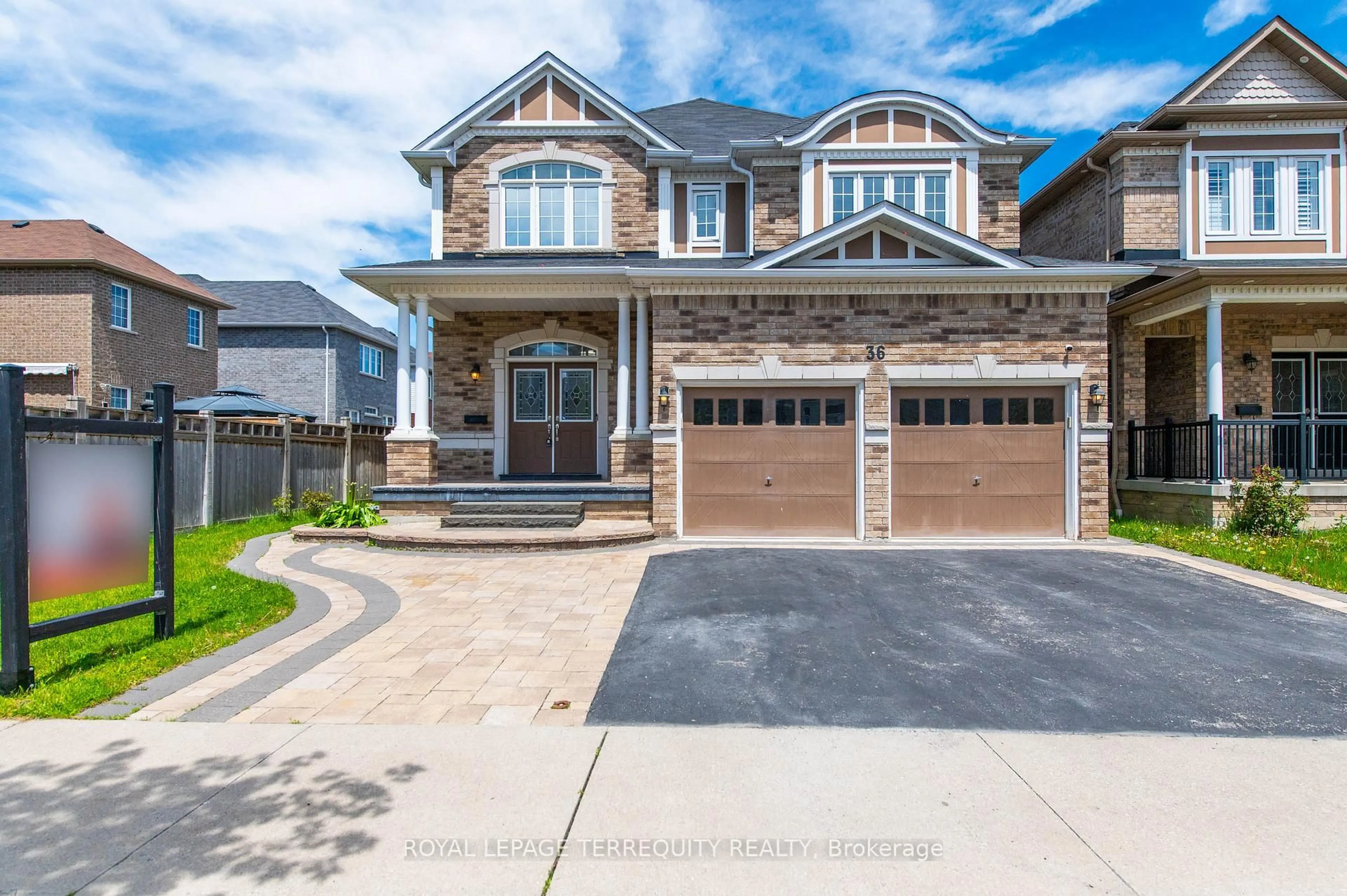 Home with brick exterior material, street for 36 Crellin Ave, Ajax Ontario L1Z 0P1