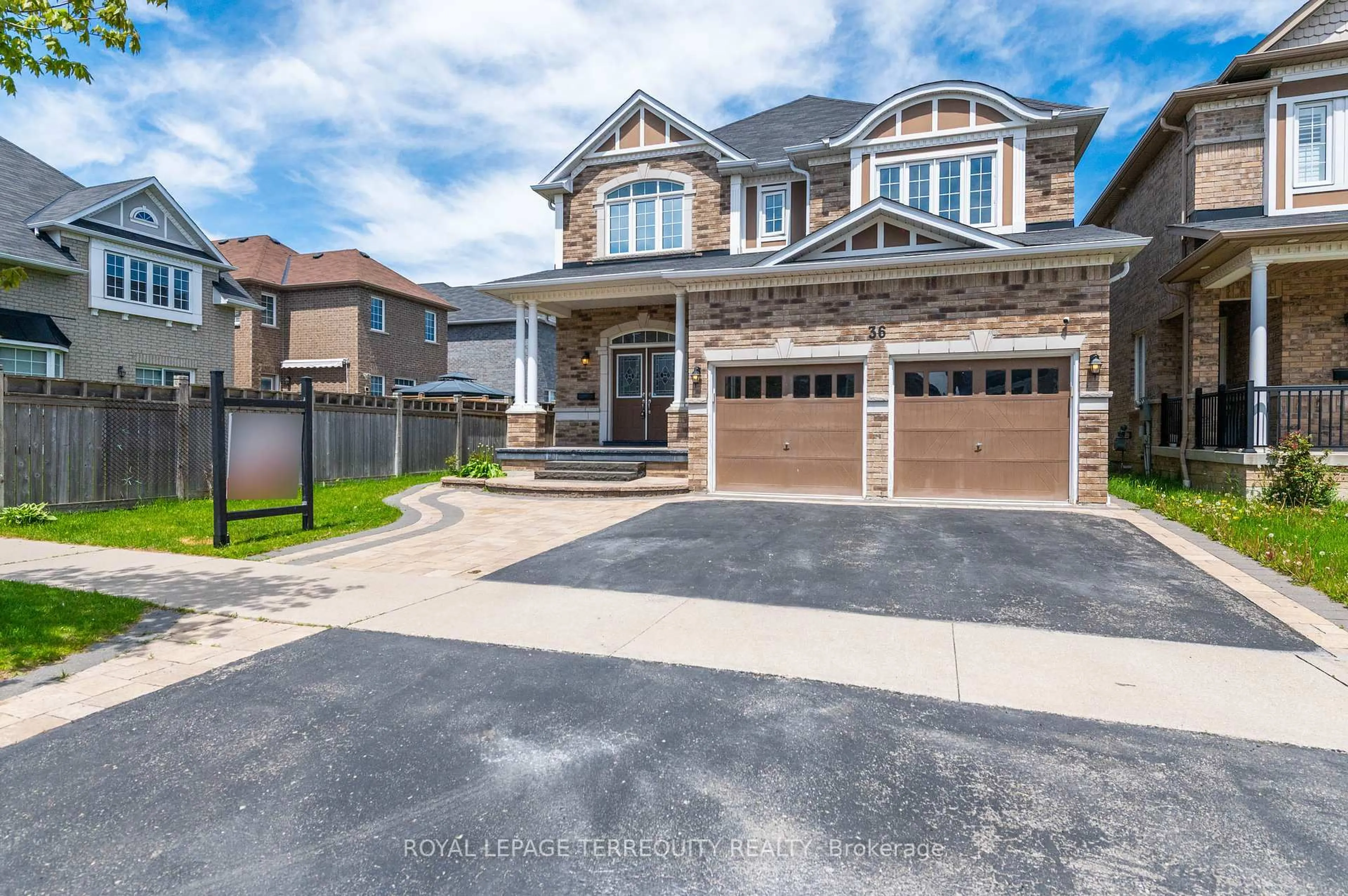 Home with brick exterior material, street for 36 Crellin Ave, Ajax Ontario L1Z 0P1