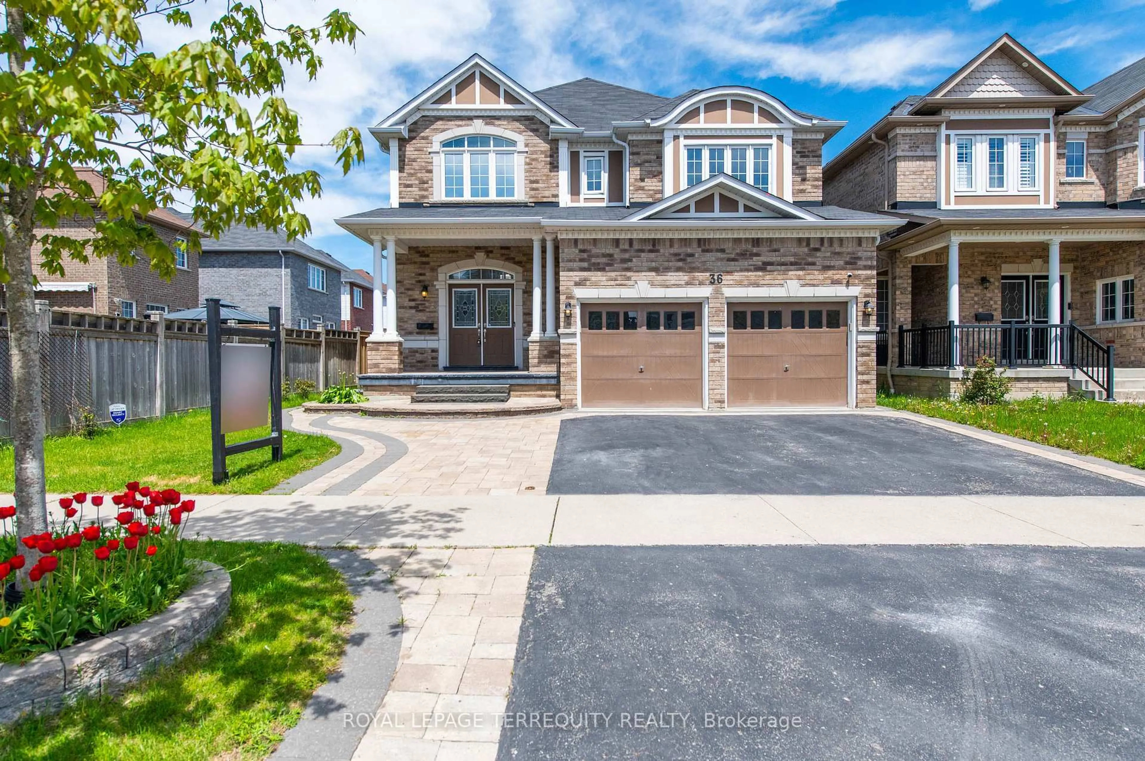 Home with brick exterior material, street for 36 Crellin Ave, Ajax Ontario L1Z 0P1