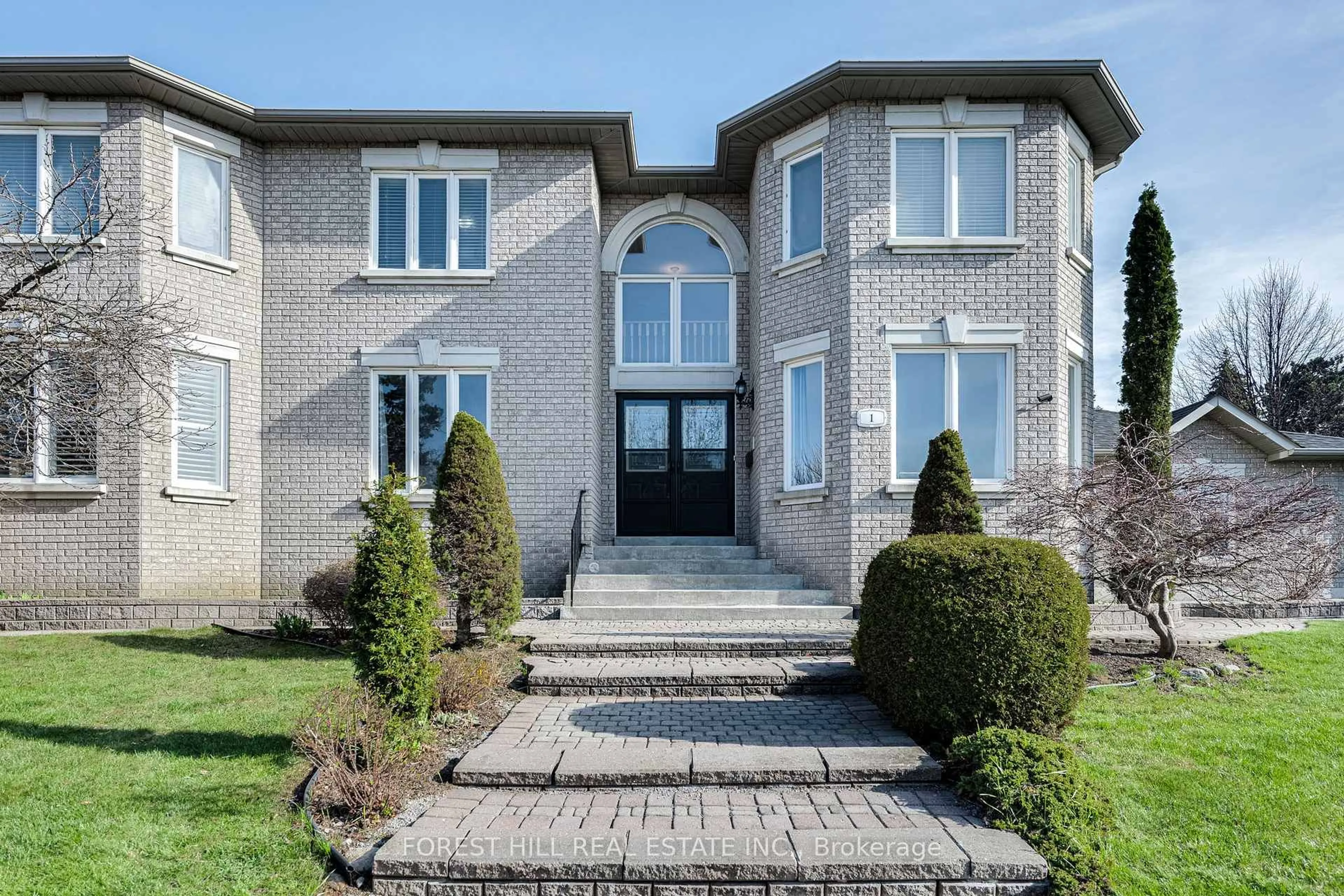 Home with brick exterior material, building for 1 Karina Rd, Toronto Ontario M1C 5H9
