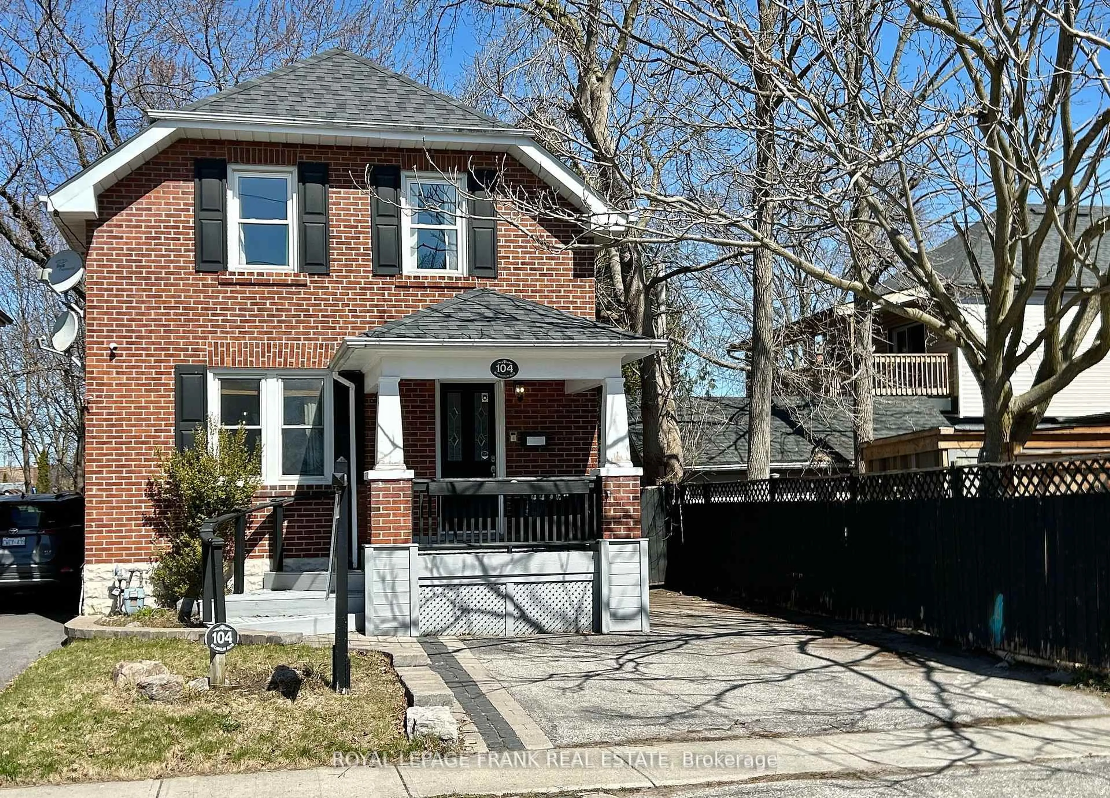 Home with brick exterior material, street for 104 McLaughlin Blvd, Oshawa Ontario L1G 2P3