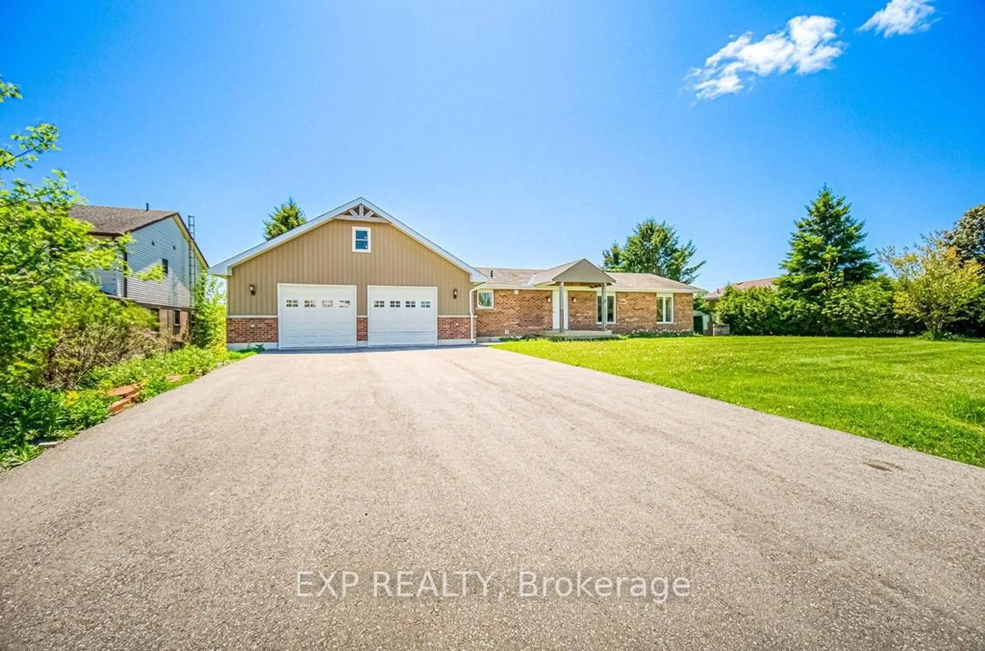 A pic from outside/outdoor area/front of a property/back of a property/a pic from drone, unknown for 8 Jacobsen Blvd, Scugog Ontario L0C 1H0