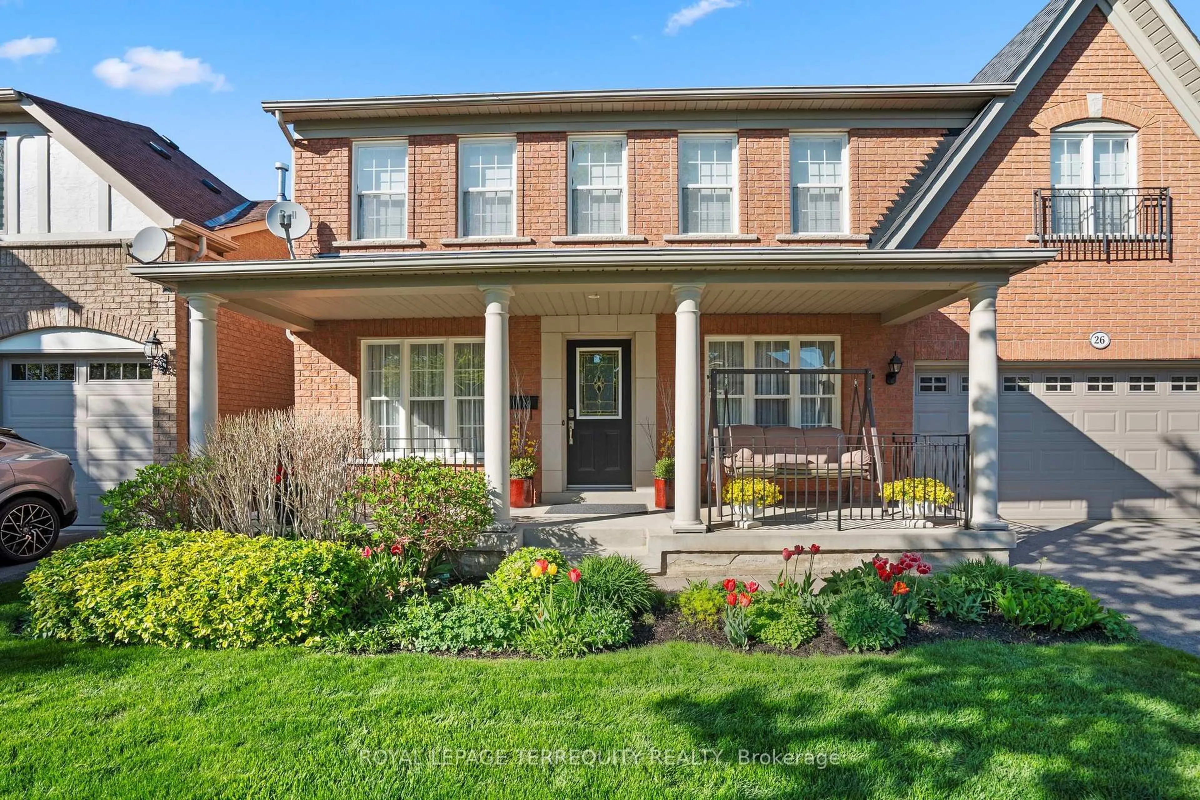 Home with brick exterior material, street for 26 Goodhart Cres, Ajax Ontario L1T 4H9