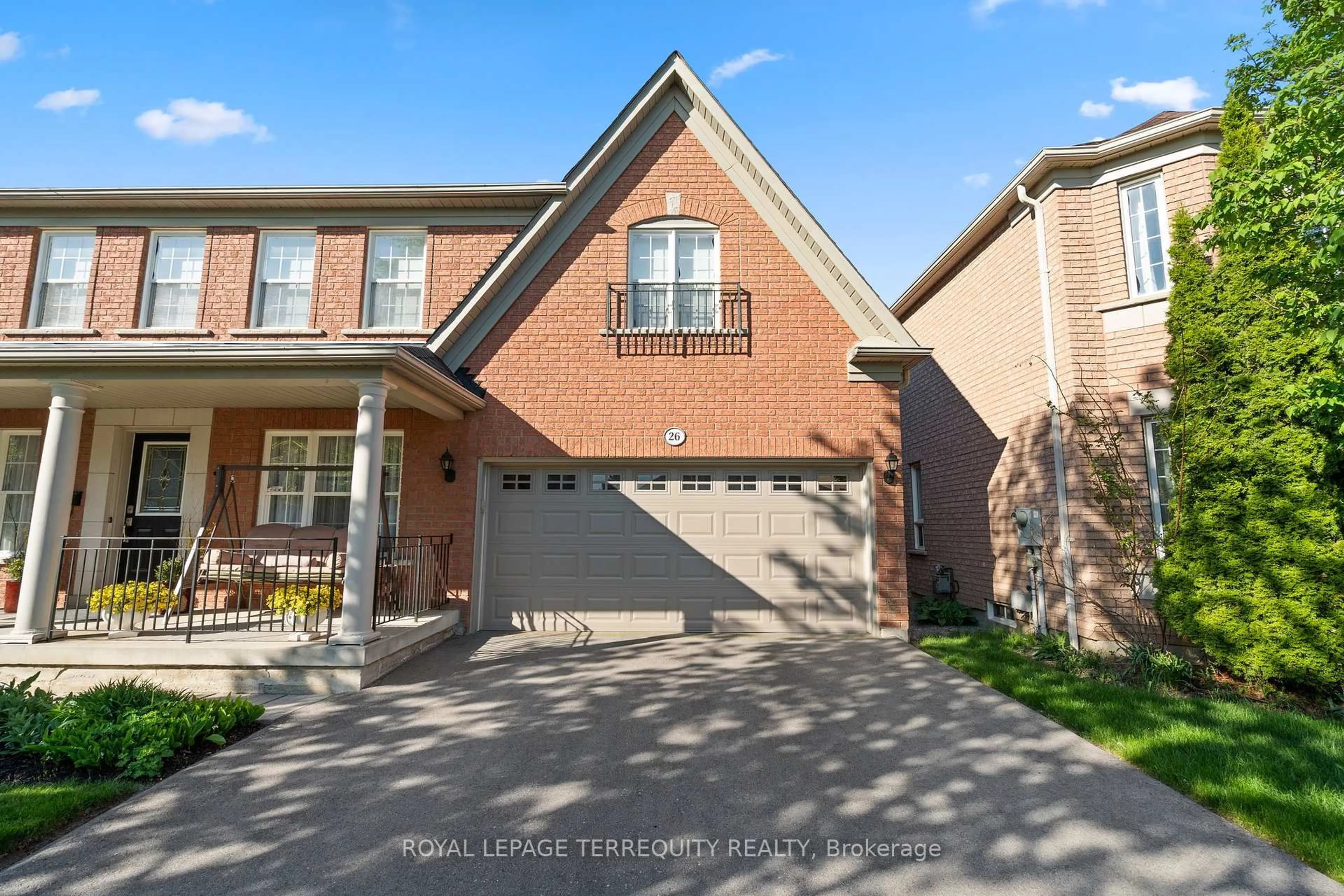 Home with brick exterior material, street for 26 Goodhart Cres, Ajax Ontario L1T 4H9