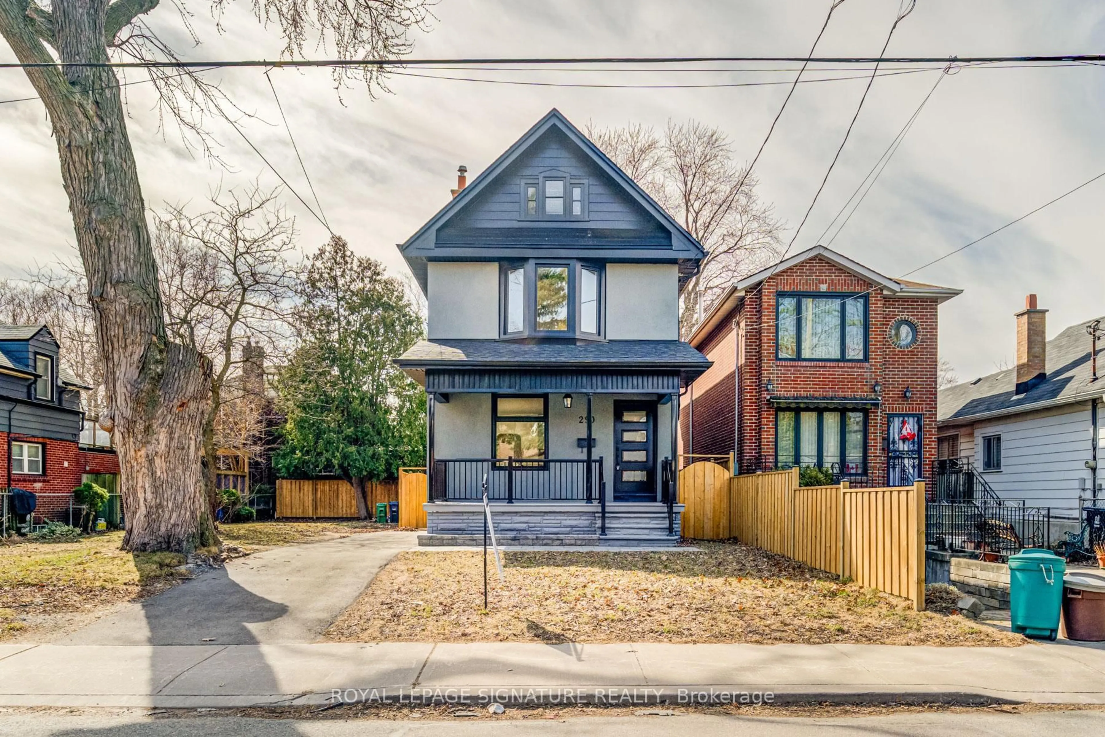 Home with brick exterior material, street for 290 Chisholm Ave, Toronto Ontario M4C 4W7