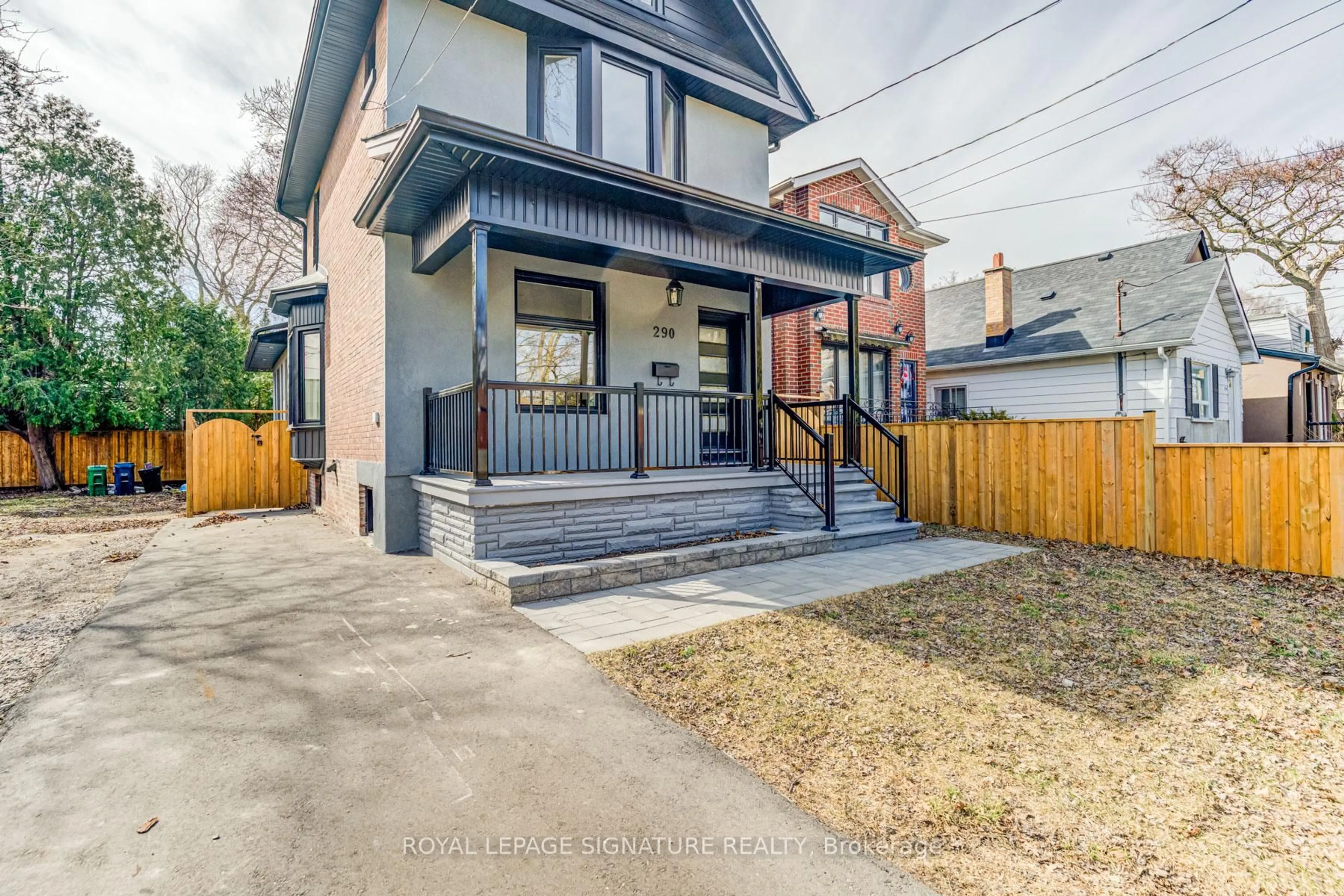Home with brick exterior material, street for 290 Chisholm Ave, Toronto Ontario M4C 4W7