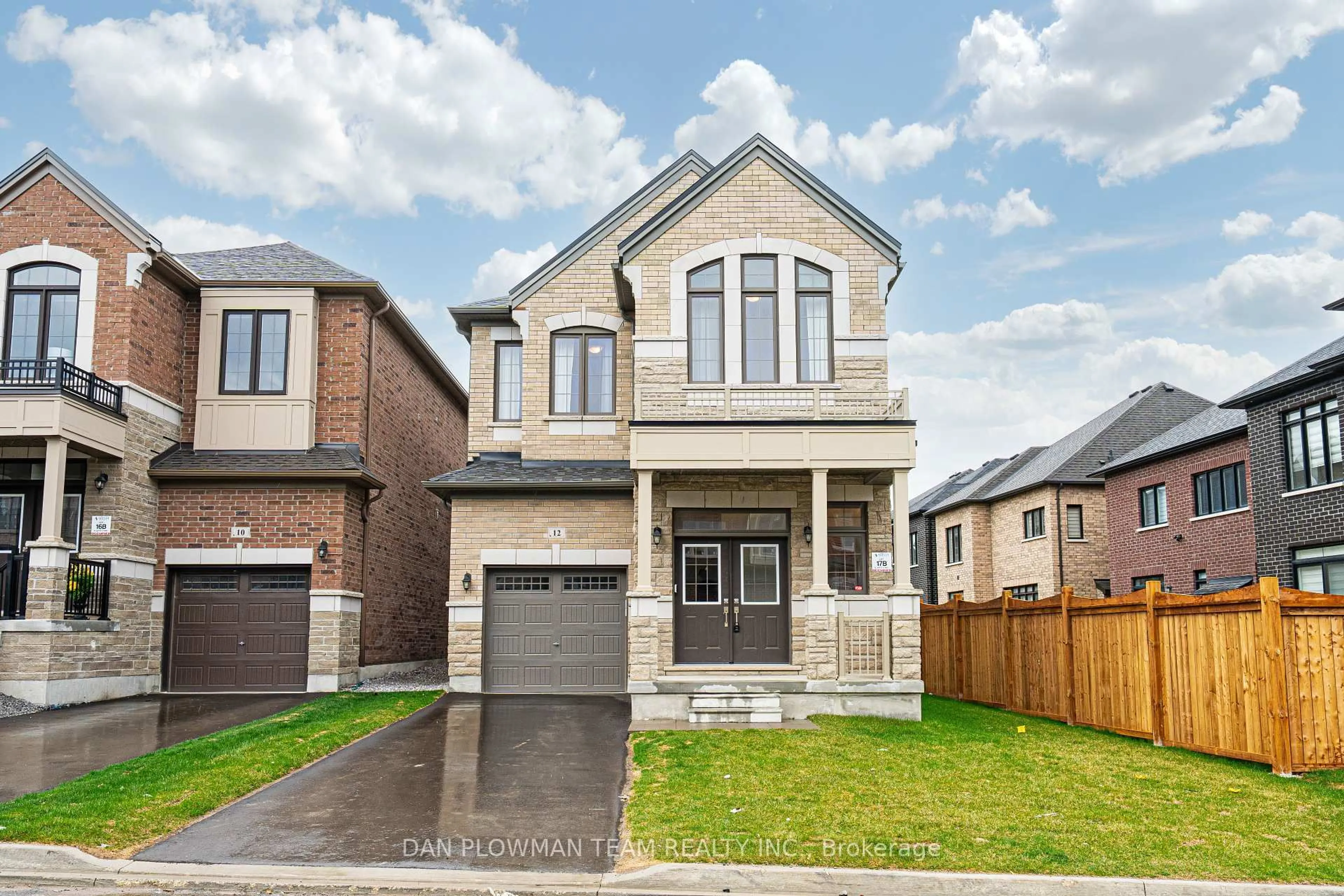Home with brick exterior material, street for 12 Jadite St, Whitby Ontario L1P 0P8