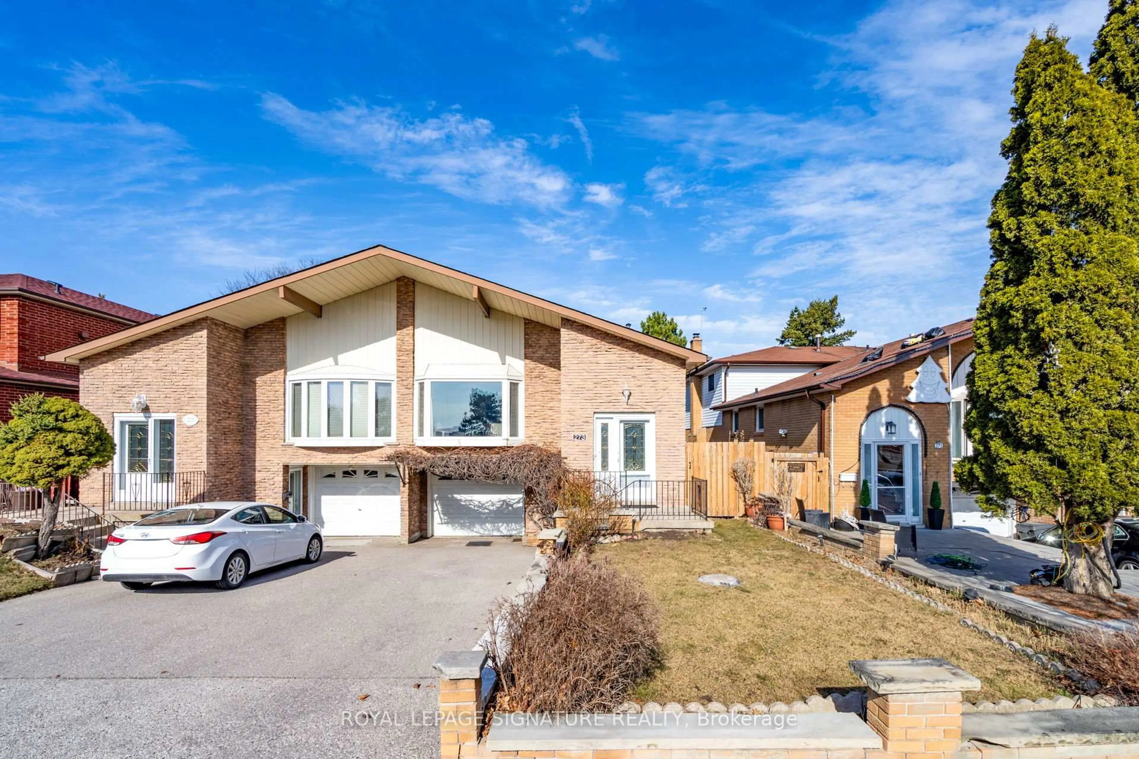 Home with brick exterior material, street for 273 Silver Springs Blvd, Toronto Ontario M1V 1G6