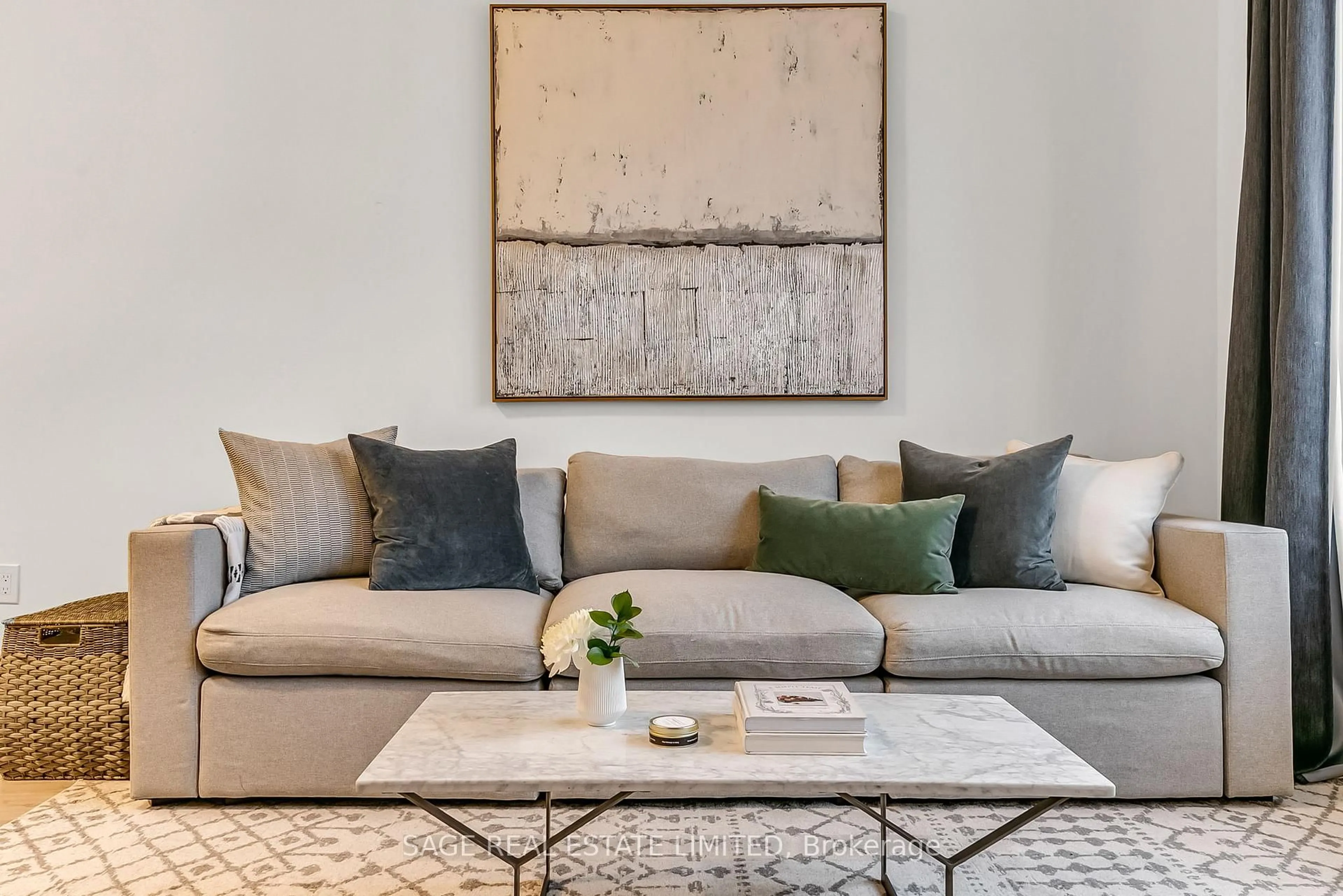 Living room with furniture, unknown for 3686 St Clair Ave #103, Toronto Ontario M1M 0E4