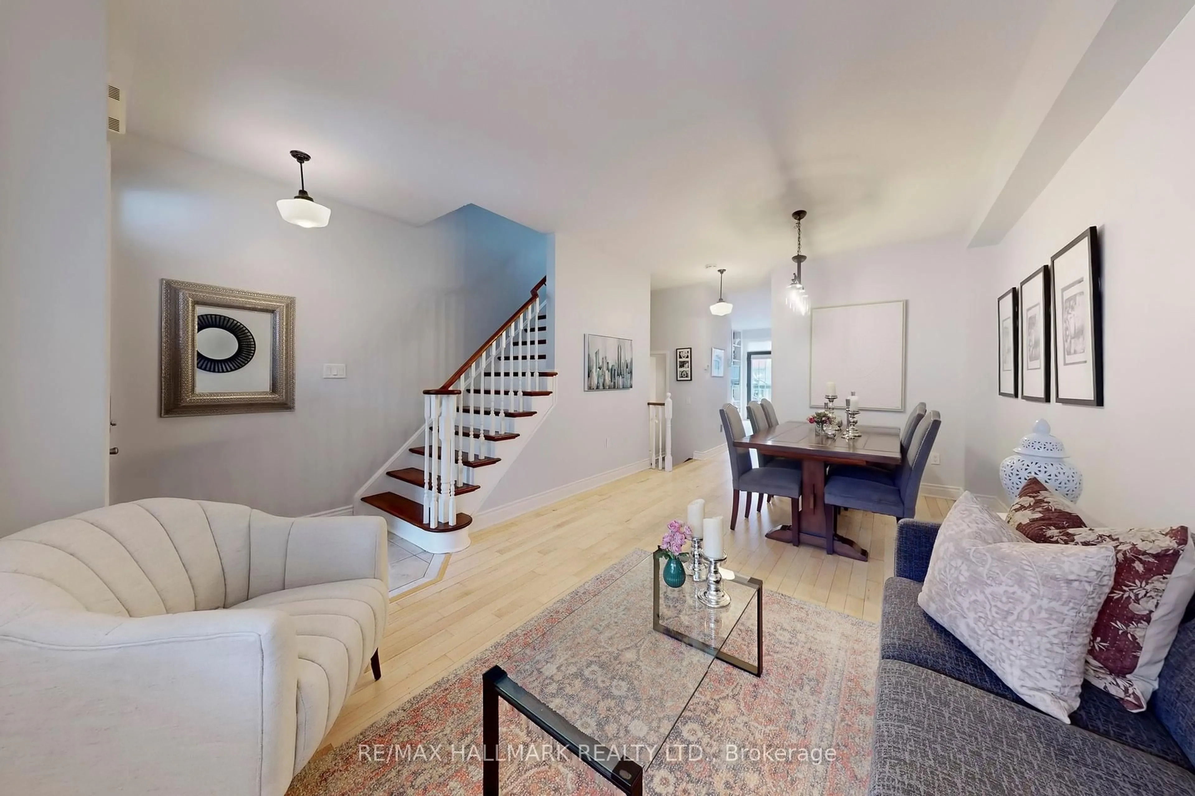 Living room with furniture, unknown for 99 Crossovers St, Toronto Ontario M4E 3X3