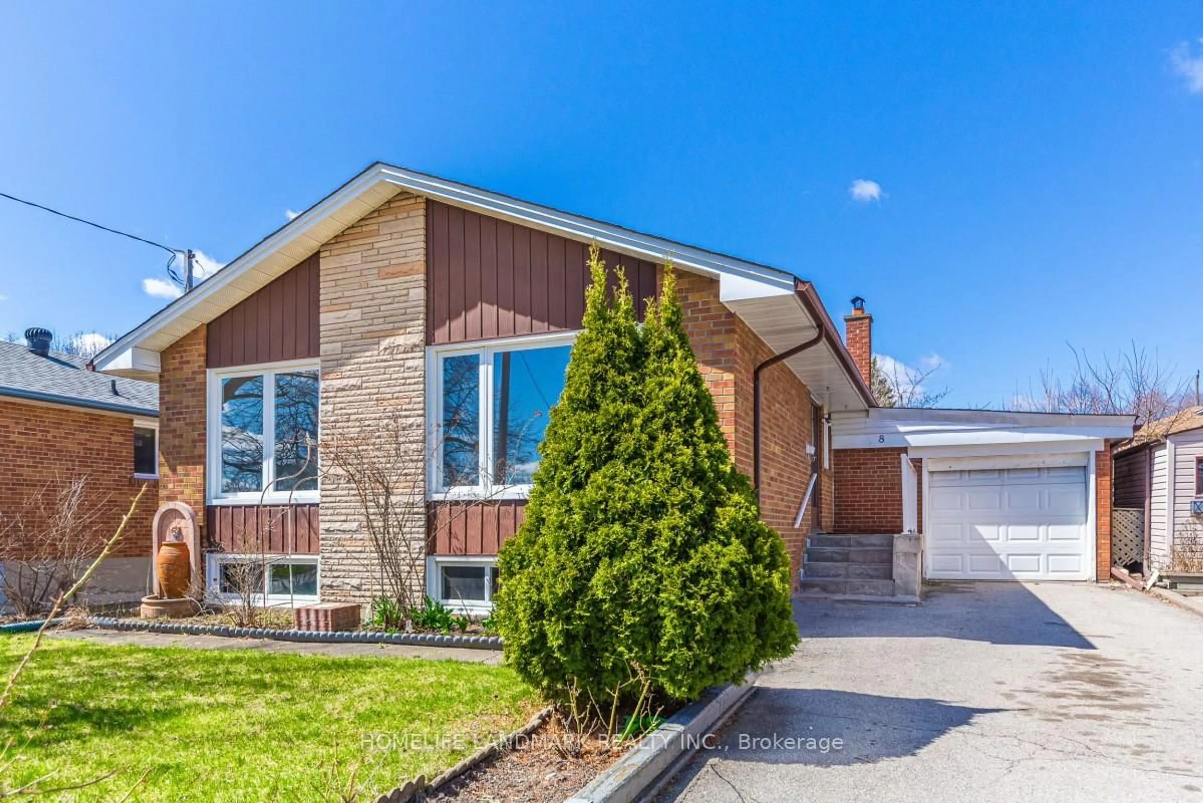 Home with brick exterior material, street for 8 Murmouth Rd, Toronto Ontario M1T 2R1