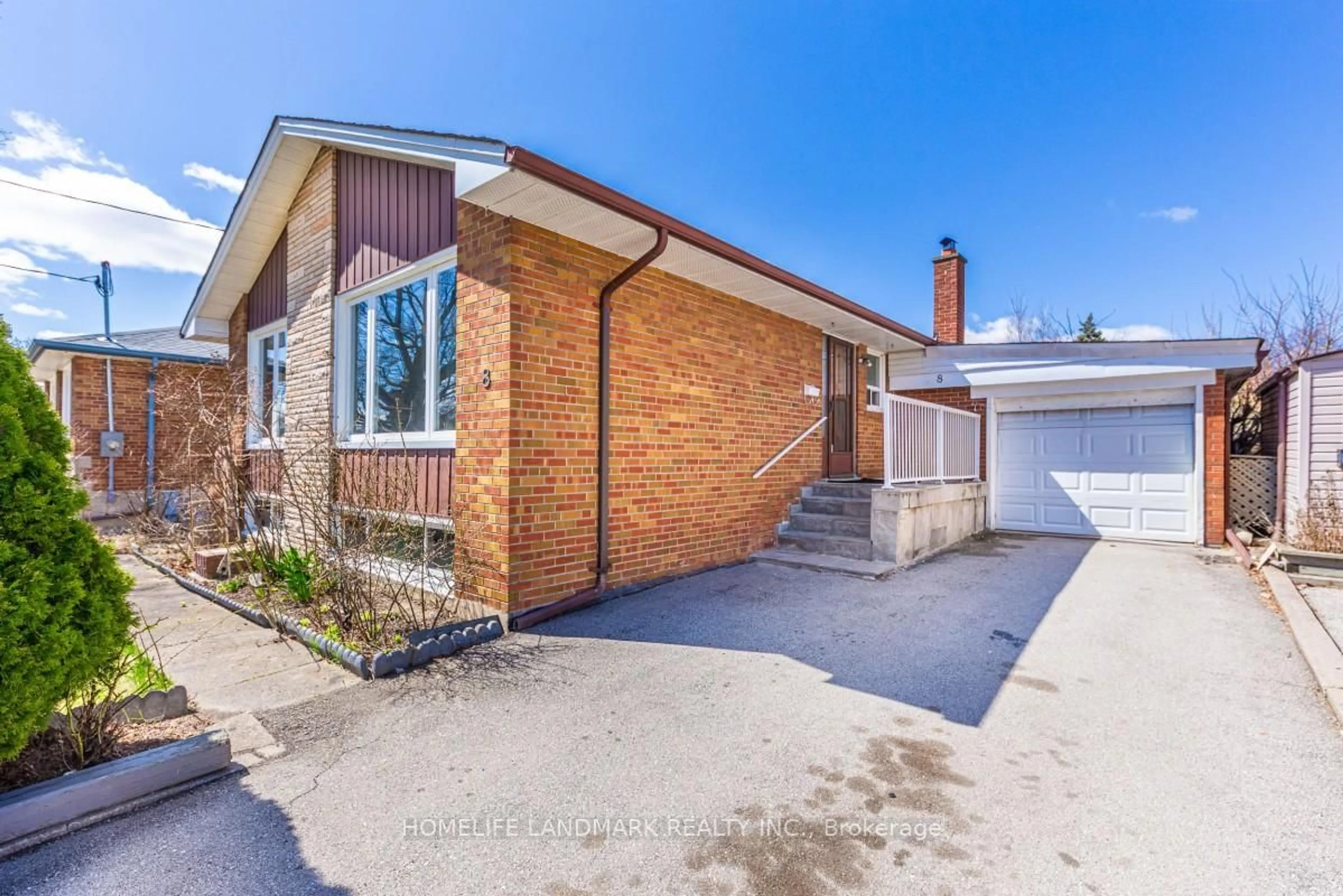 Home with brick exterior material, street for 8 Murmouth Rd, Toronto Ontario M1T 2R1