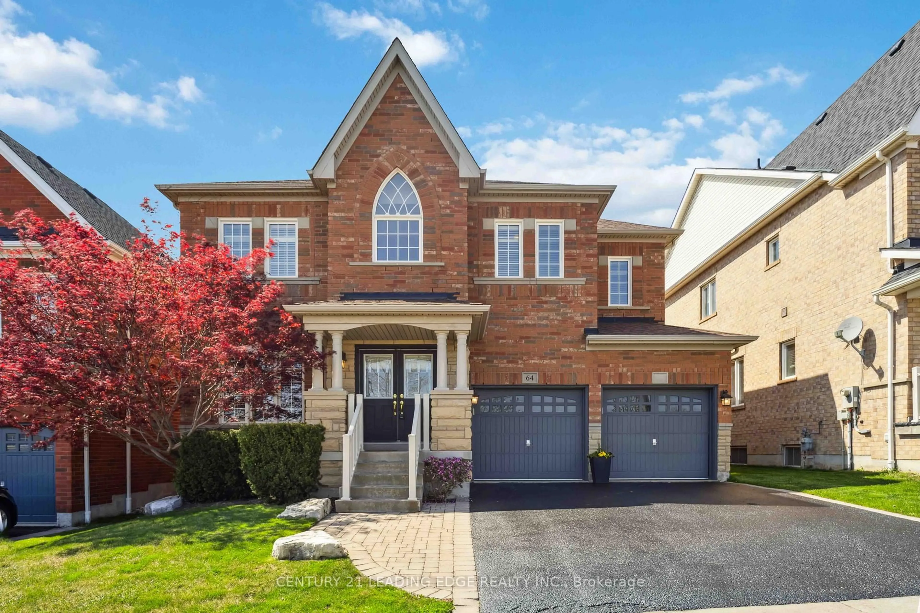 Home with brick exterior material, street for 64 Williamson Dr, Ajax Ontario L1T 0A9