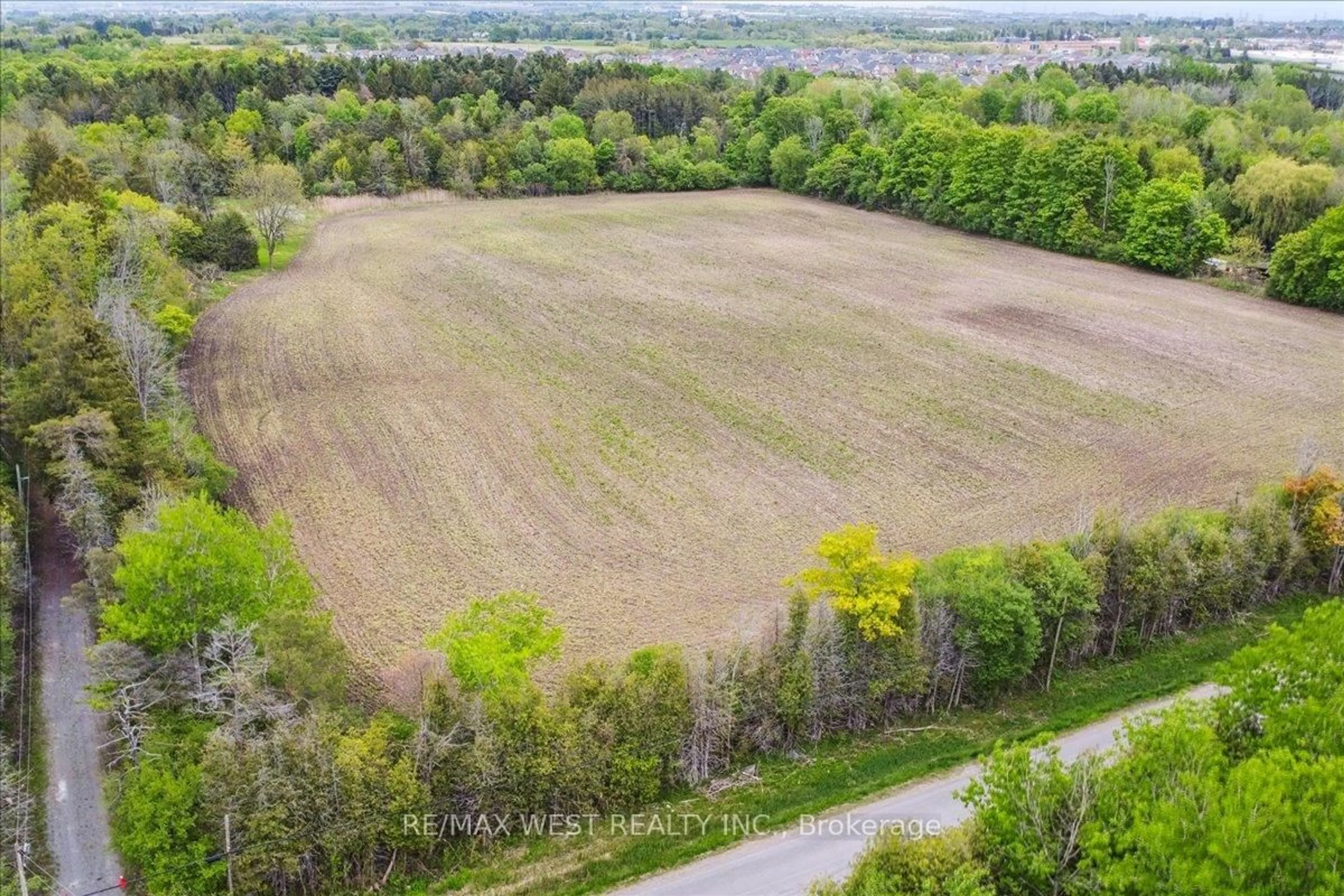 A pic from outside/outdoor area/front of a property/back of a property/a pic from drone, forest/trees view for 2495 Maple Grove Rd, Clarington Ontario L1C 6N1