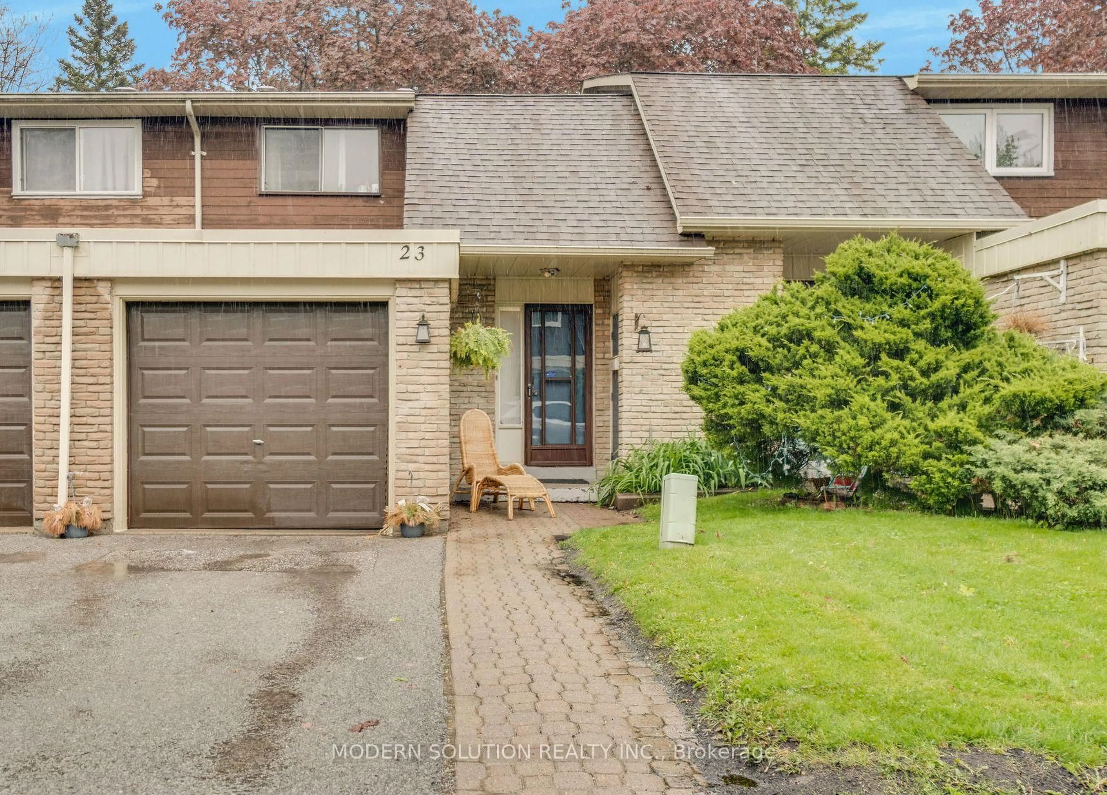 Home with brick exterior material, street for 341 Military Tr #23, Toronto Ontario M1E 4E4