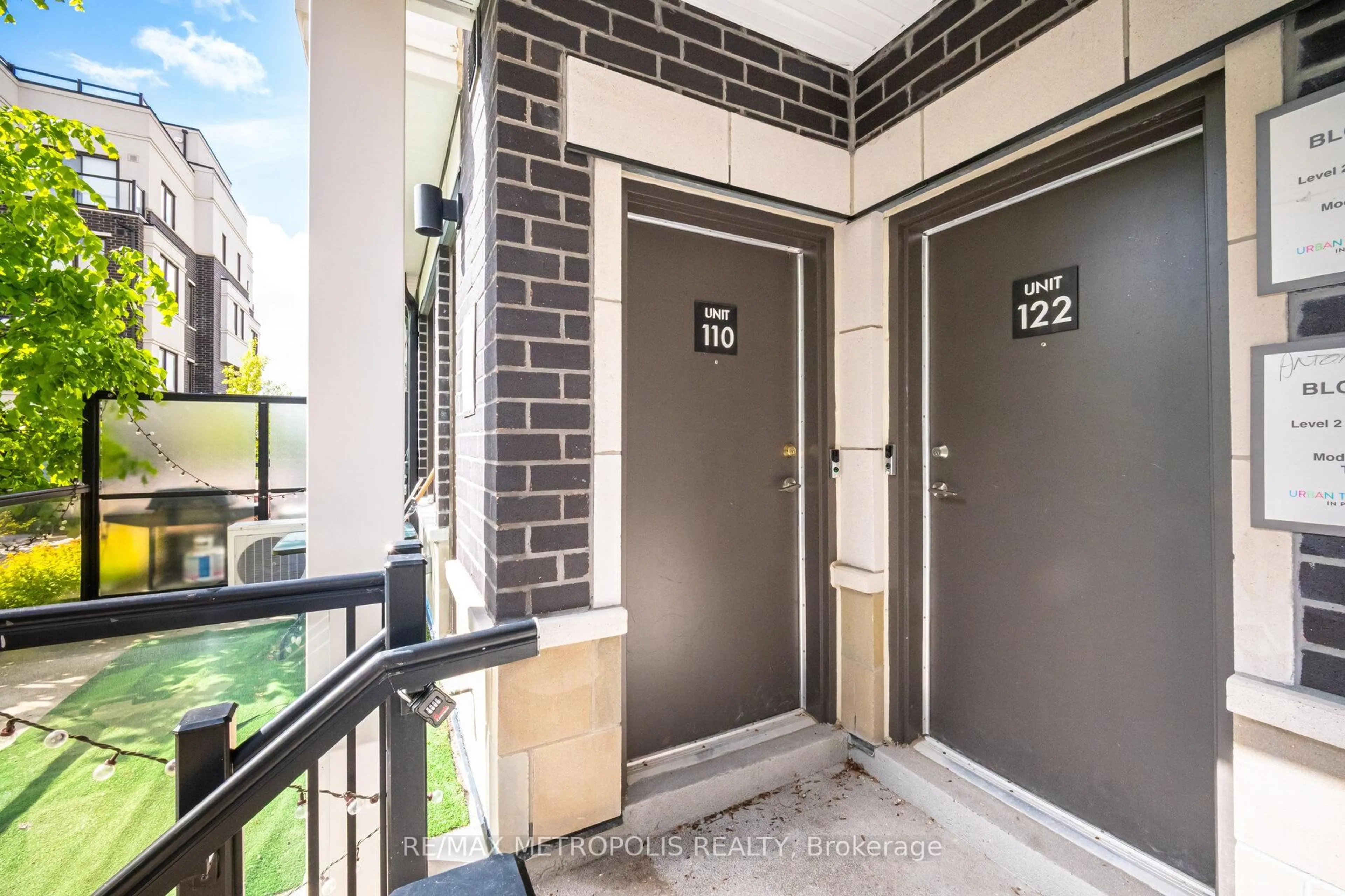 Indoor entryway for 1711 Pure Springs Blvd #110, Pickering Ontario L1X 0C3
