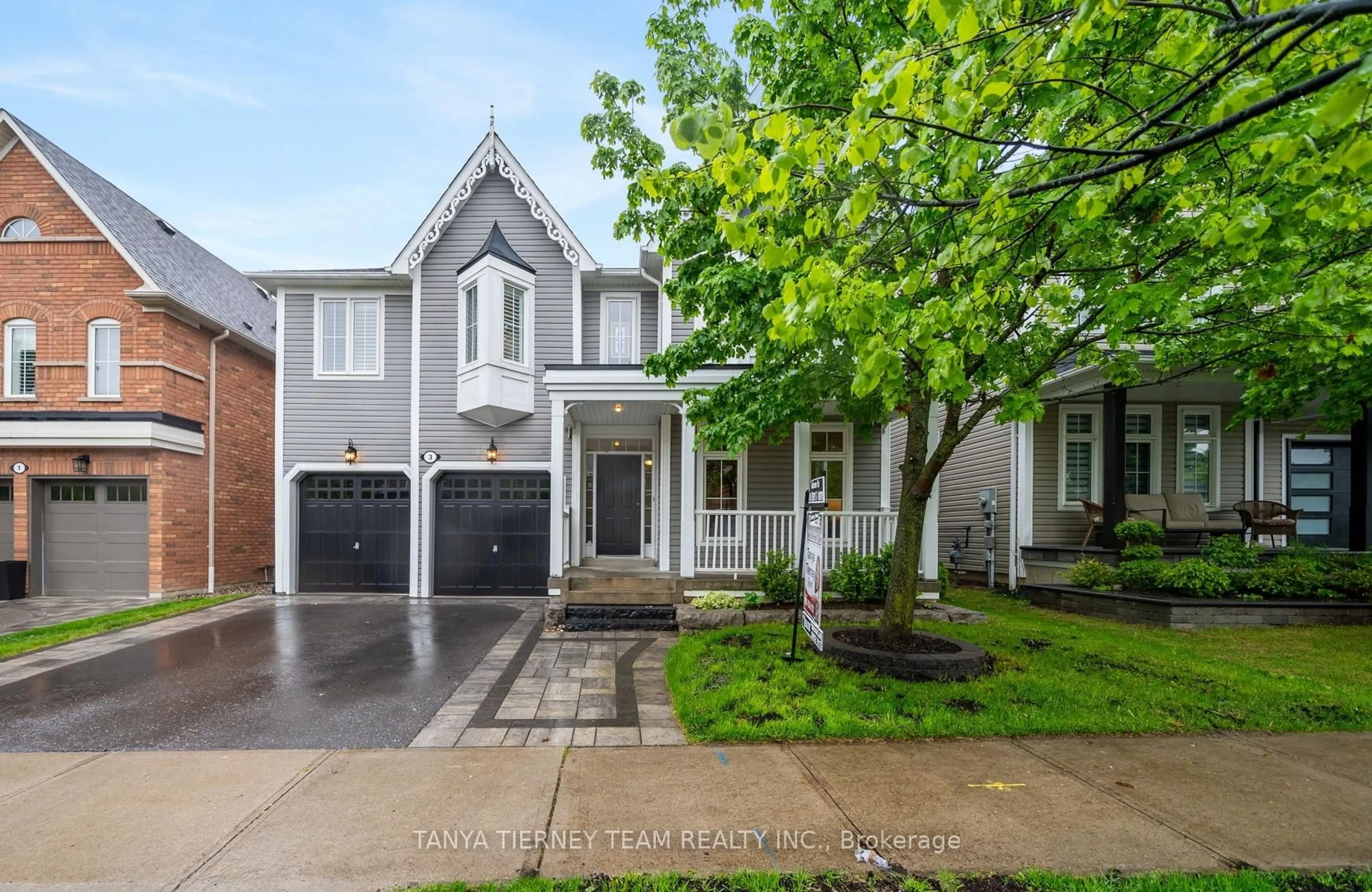 Home with brick exterior material, street for 3 Denbury Crt, Whitby Ontario L1M 2P3
