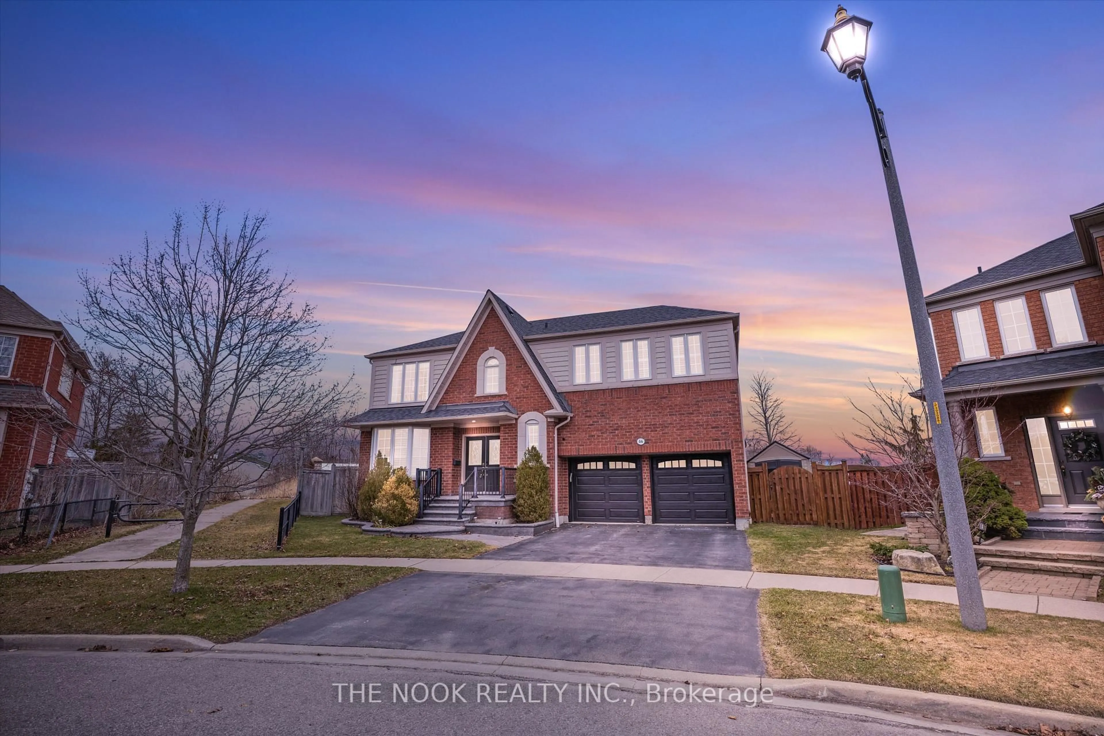 Home with brick exterior material, street for 46 Peacock Cres, Ajax Ontario L1T 0C5