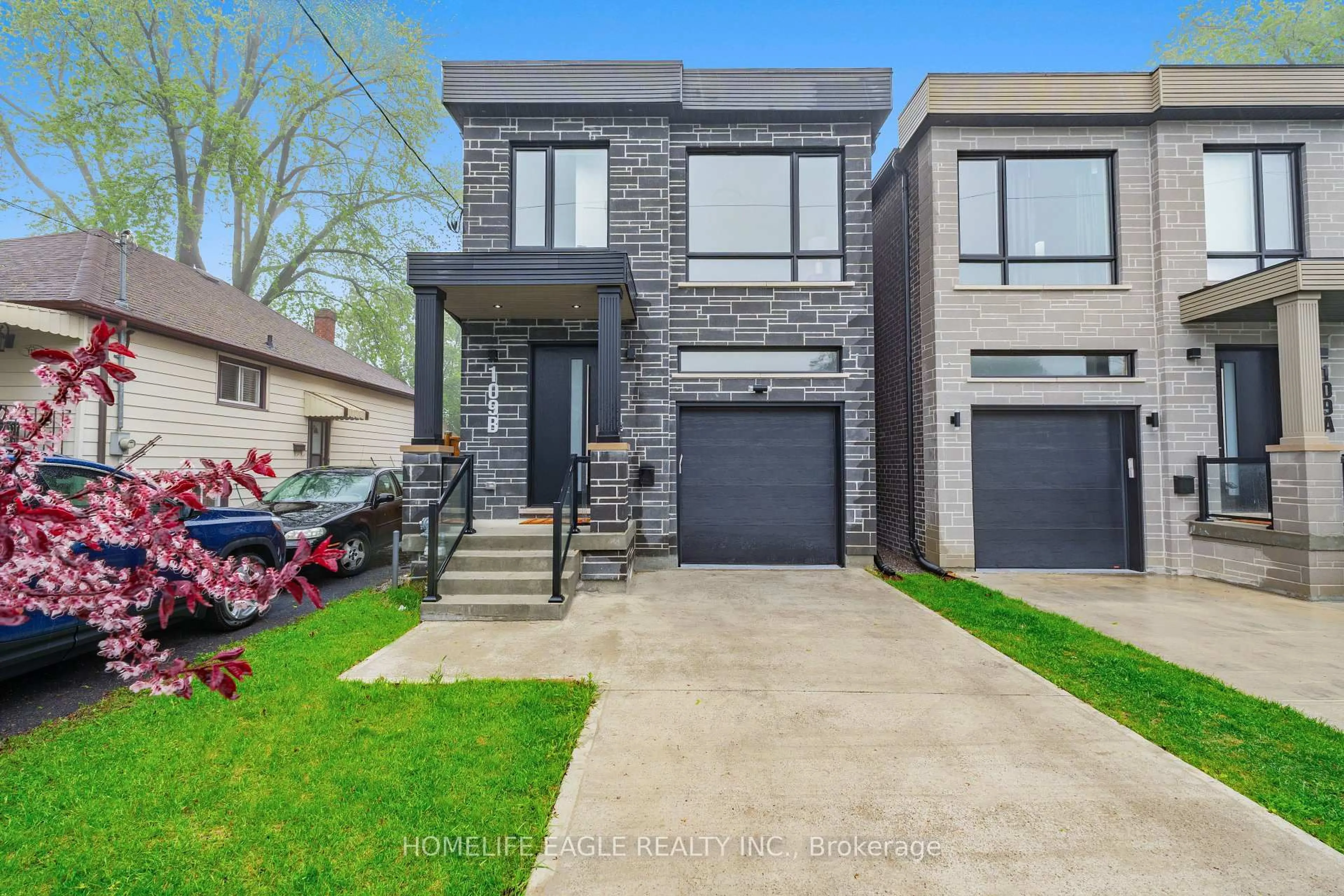 Home with brick exterior material, street for 109B Heale Ave, Toronto Ontario M1N 3Y2