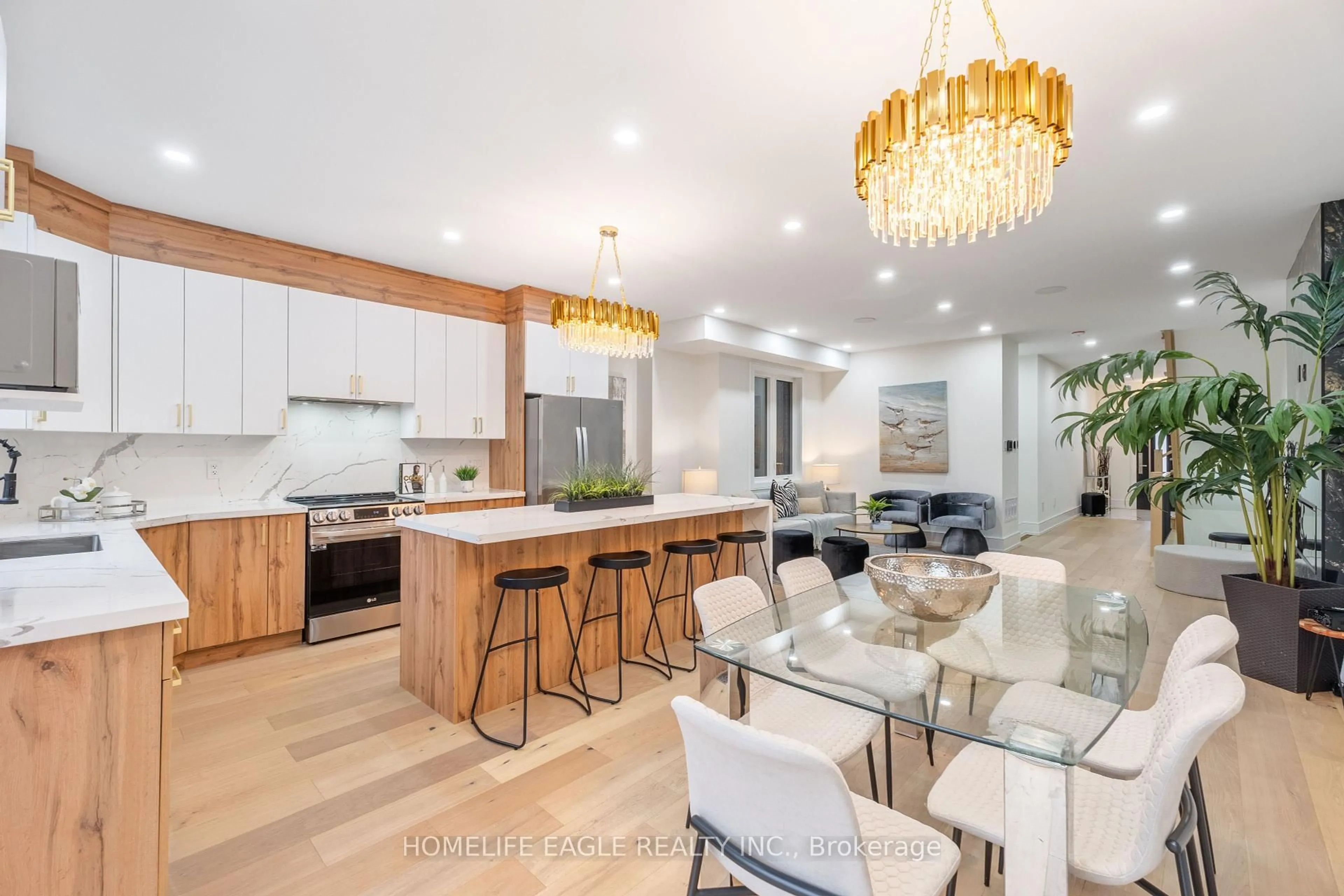 Open concept kitchen, unknown for 109B Heale Ave, Toronto Ontario M1N 3Y2