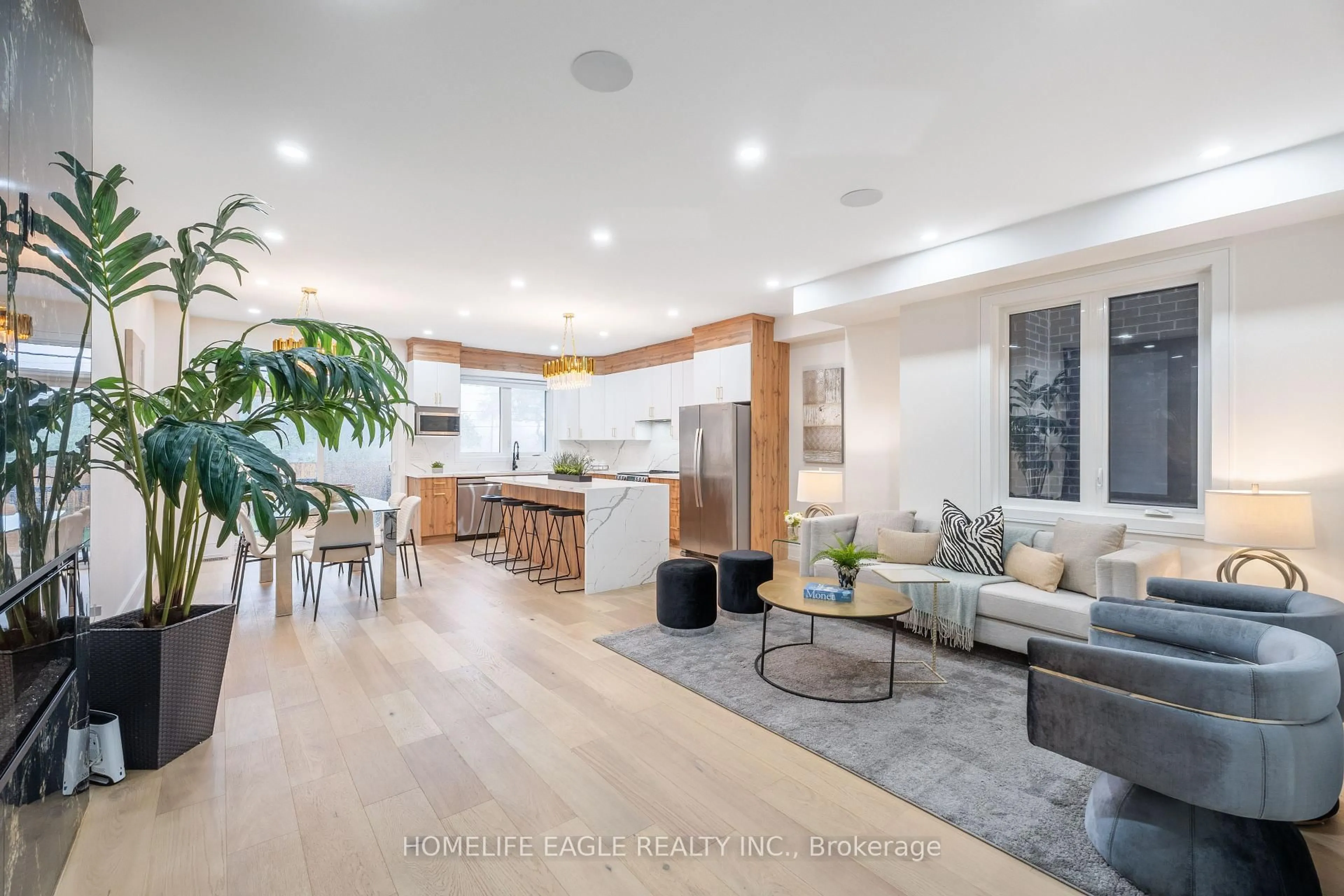 Open concept kitchen, unknown for 109B Heale Ave, Toronto Ontario M1N 3Y2