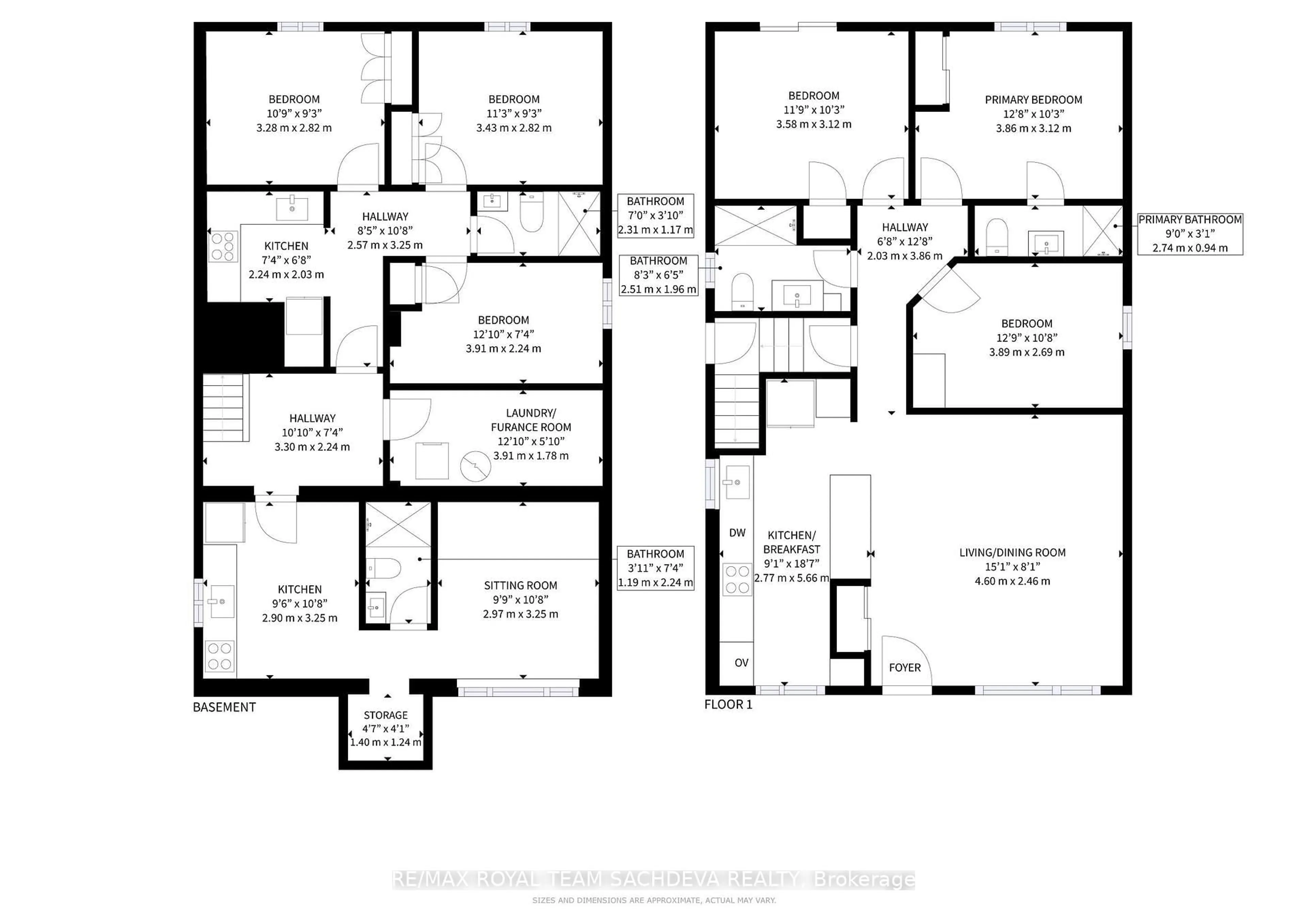 Floor plan for 26 Mcmillan Ave, Toronto Ontario M1E 4B5