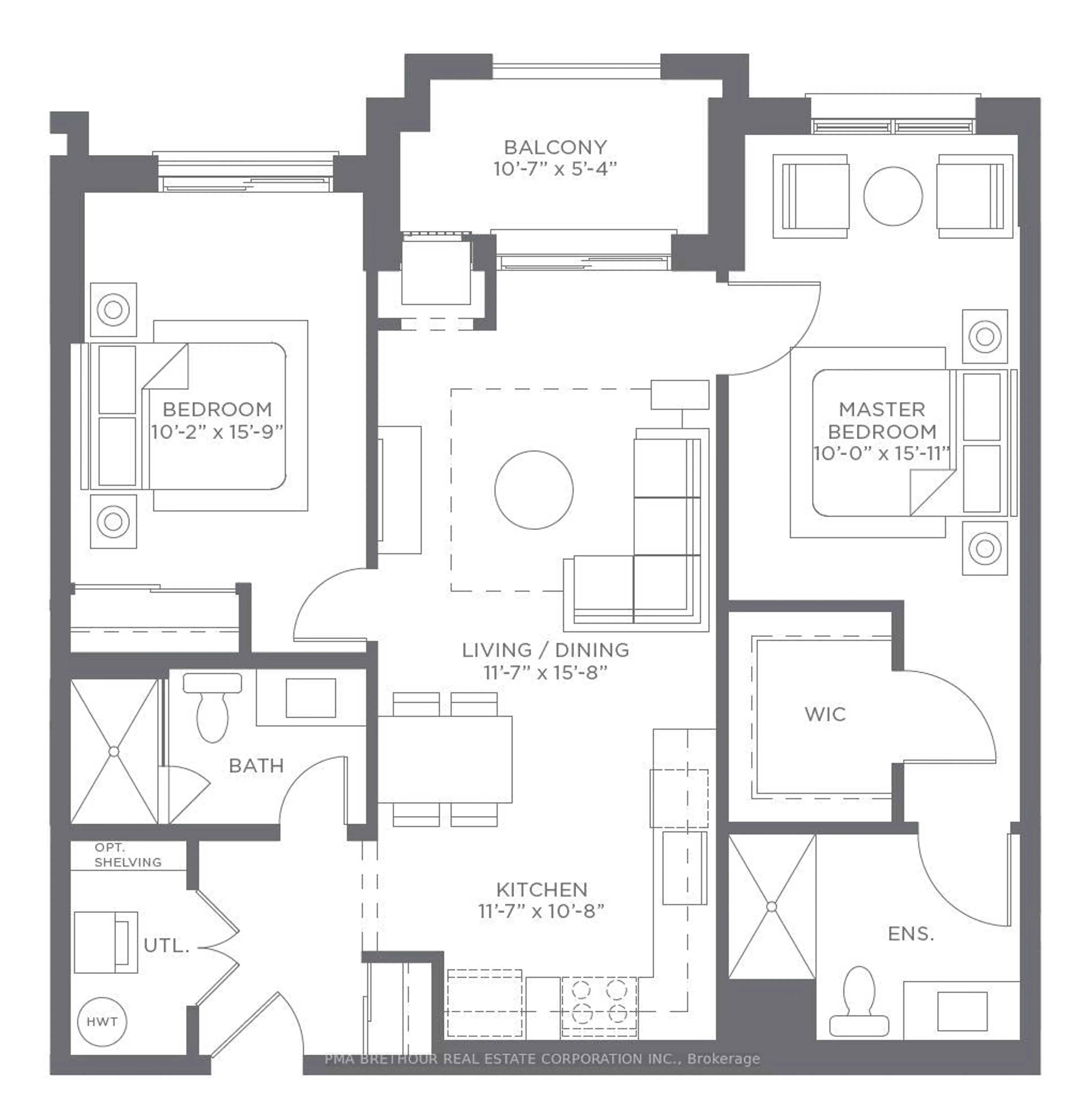 Floor plan for 385 Arctic Red Dr #314, Oshawa Ontario L1L 0H8
