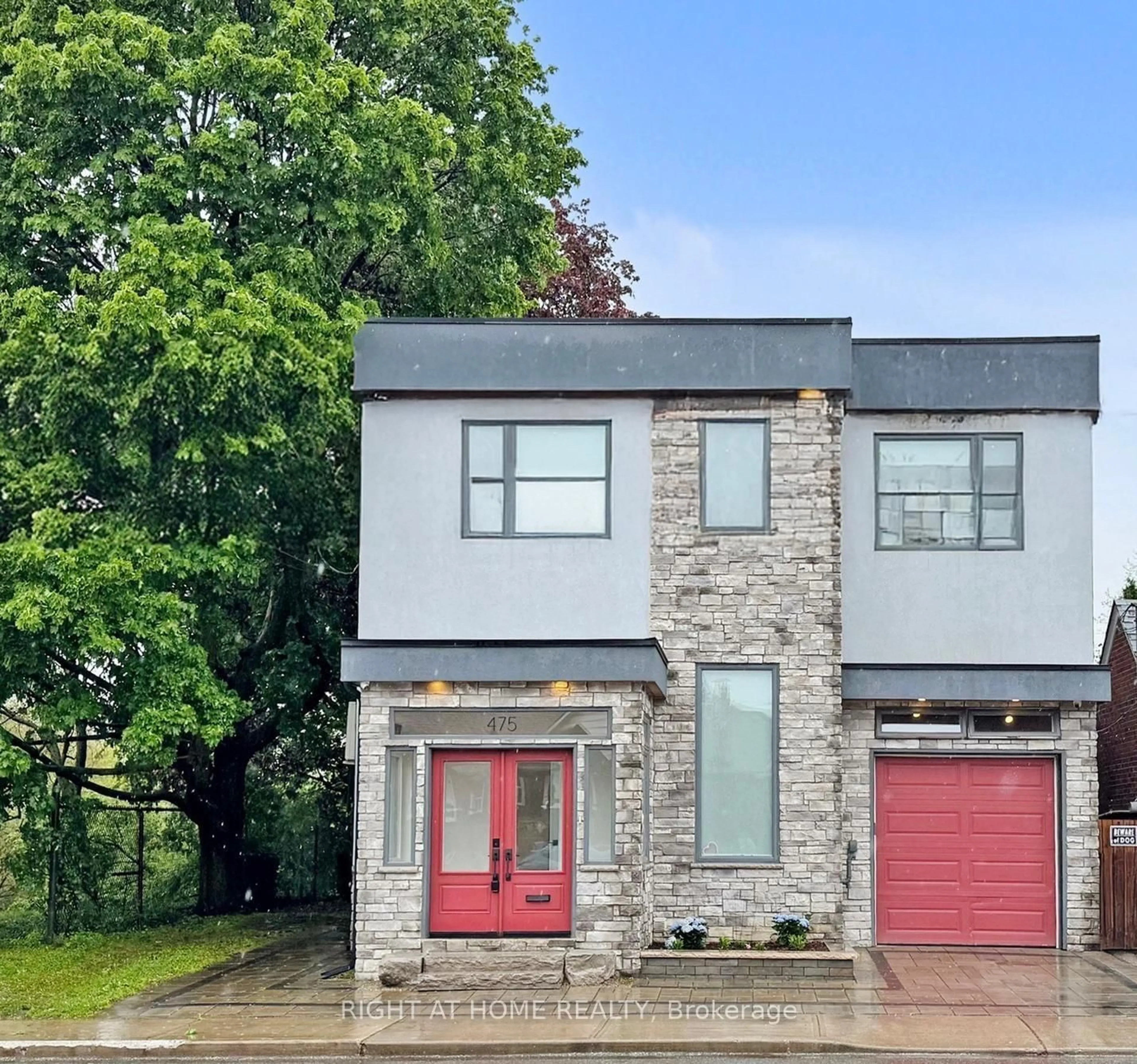 Home with brick exterior material, street for 475 Donlands Ave, Toronto Ontario M4J 3S4