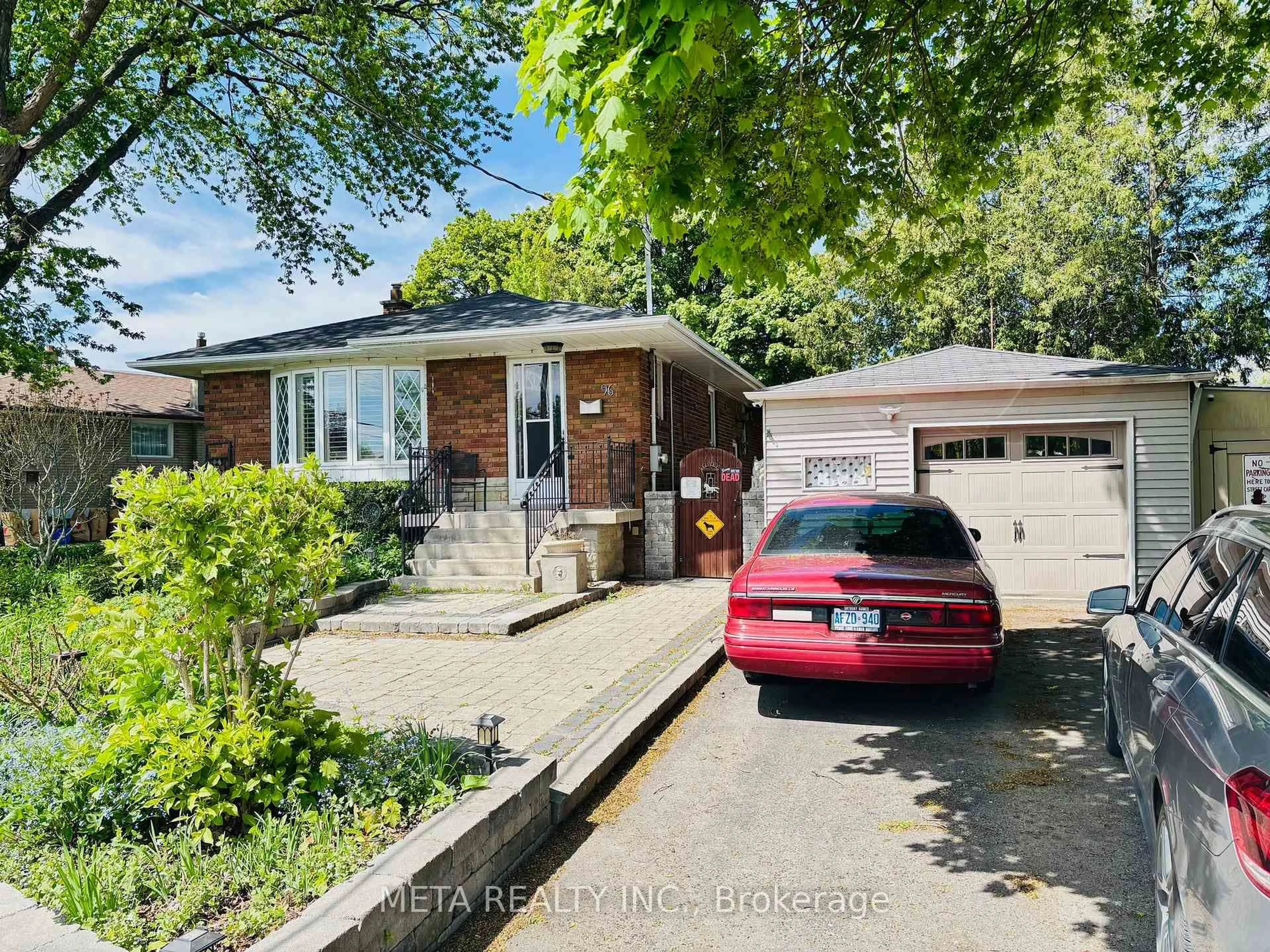 Home with brick exterior material, street for 96 Shropshire Dr, Toronto Ontario M1P 1Z2