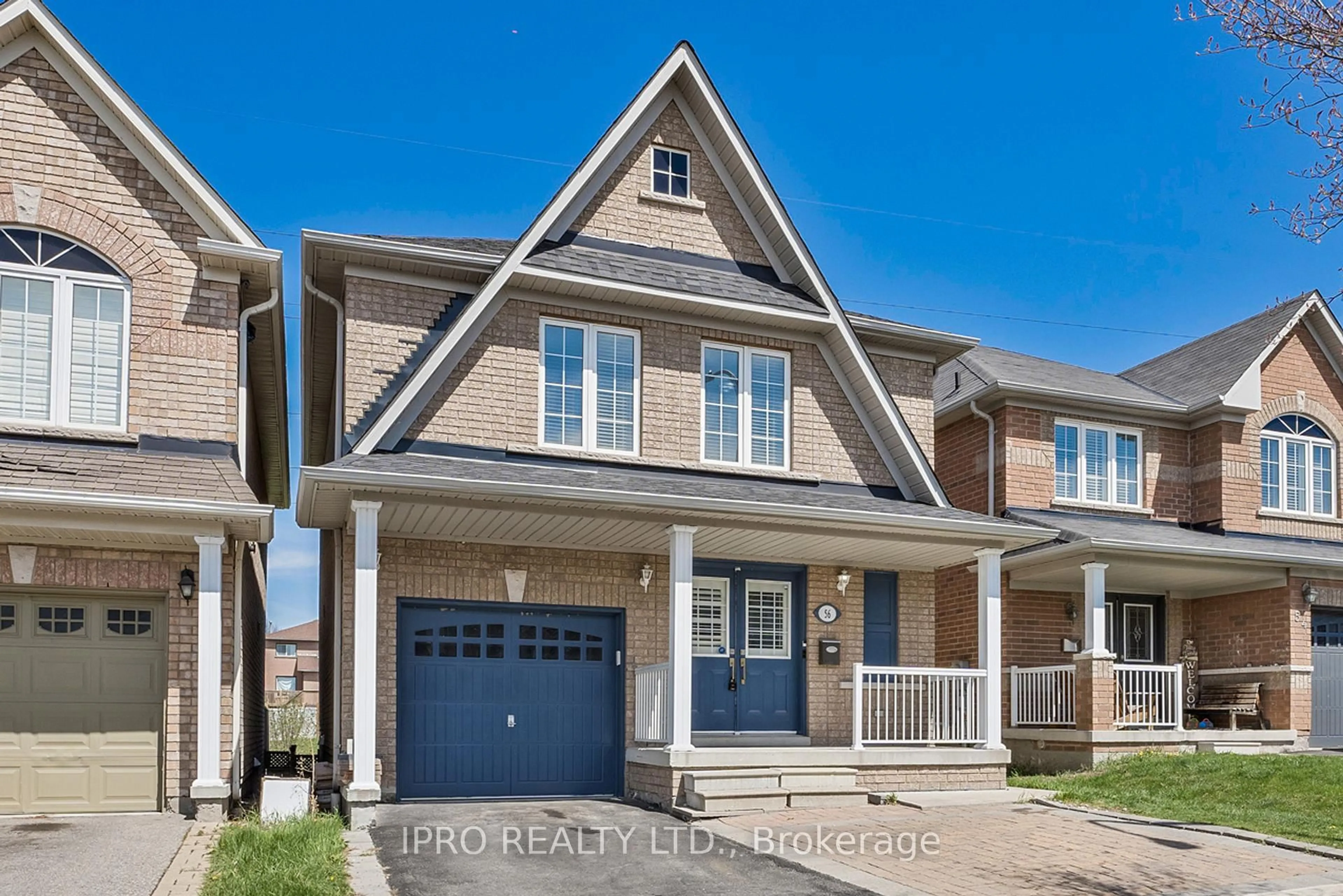 Home with brick exterior material, street for 56 Oceanpearl Cres, Whitby Ontario L1N 0C3