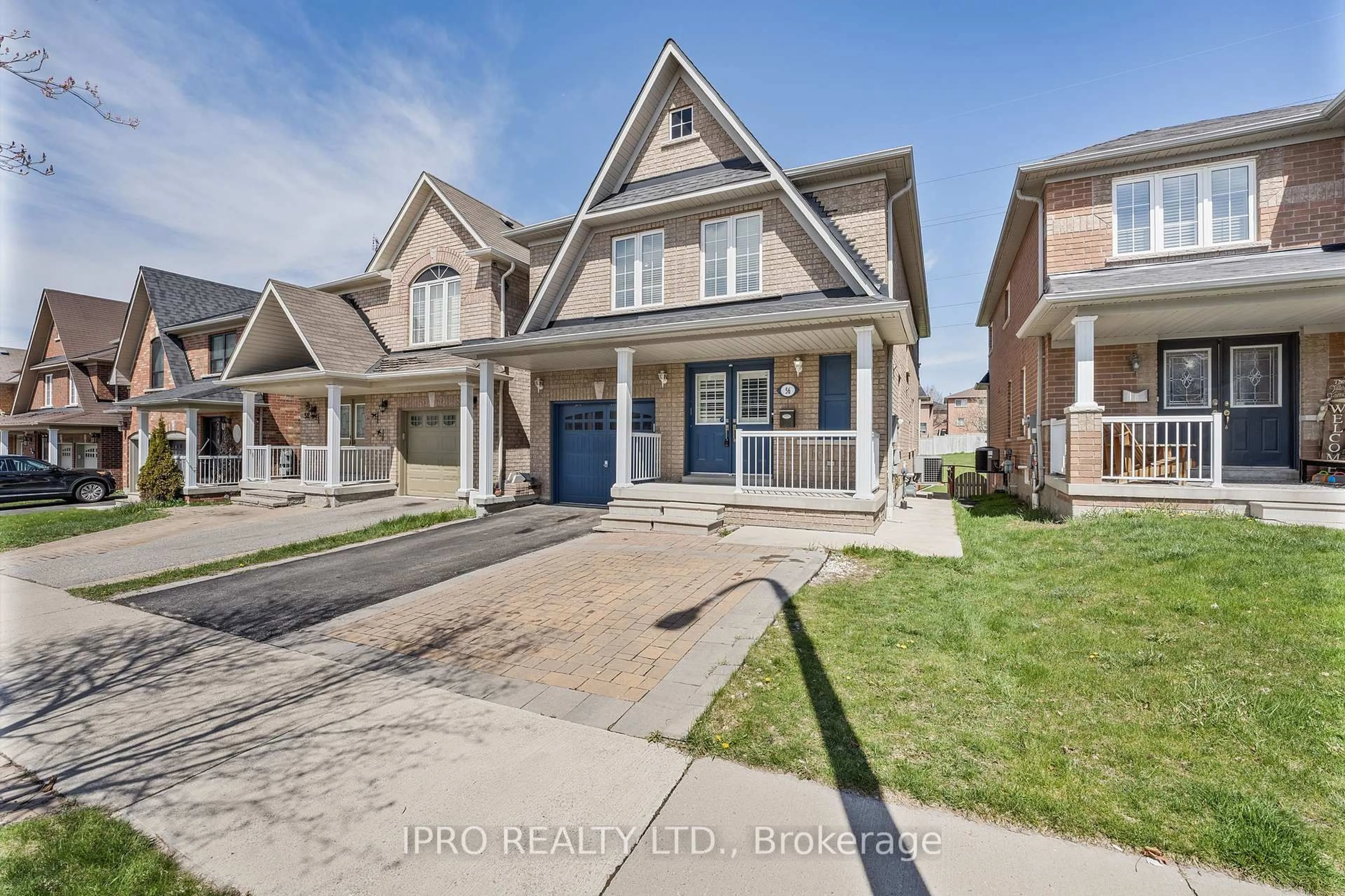 Home with brick exterior material, street for 56 Oceanpearl Cres, Whitby Ontario L1N 0C3