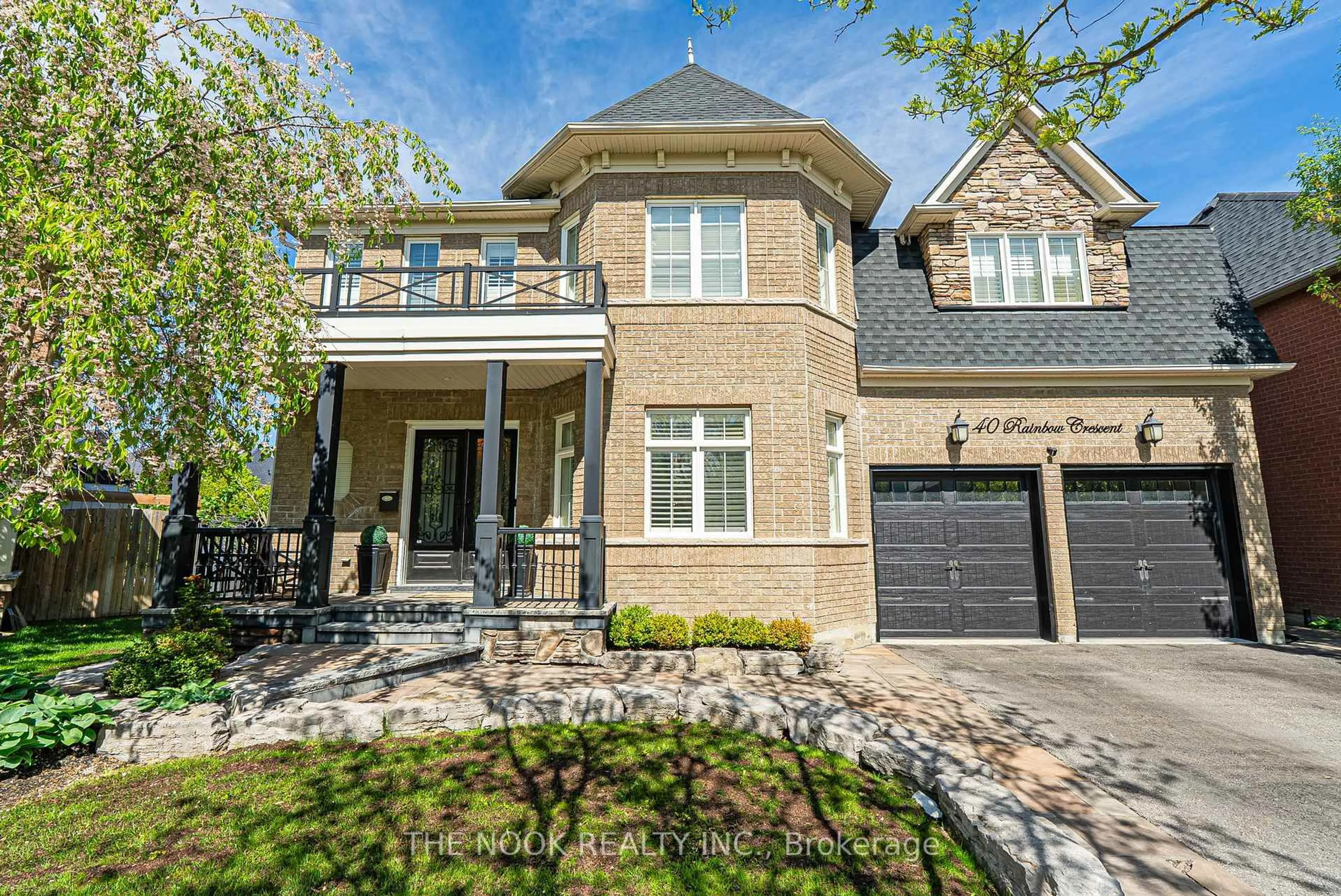 Home with brick exterior material, street for 40 Rainbow Cres, Whitby Ontario L1M 2N6