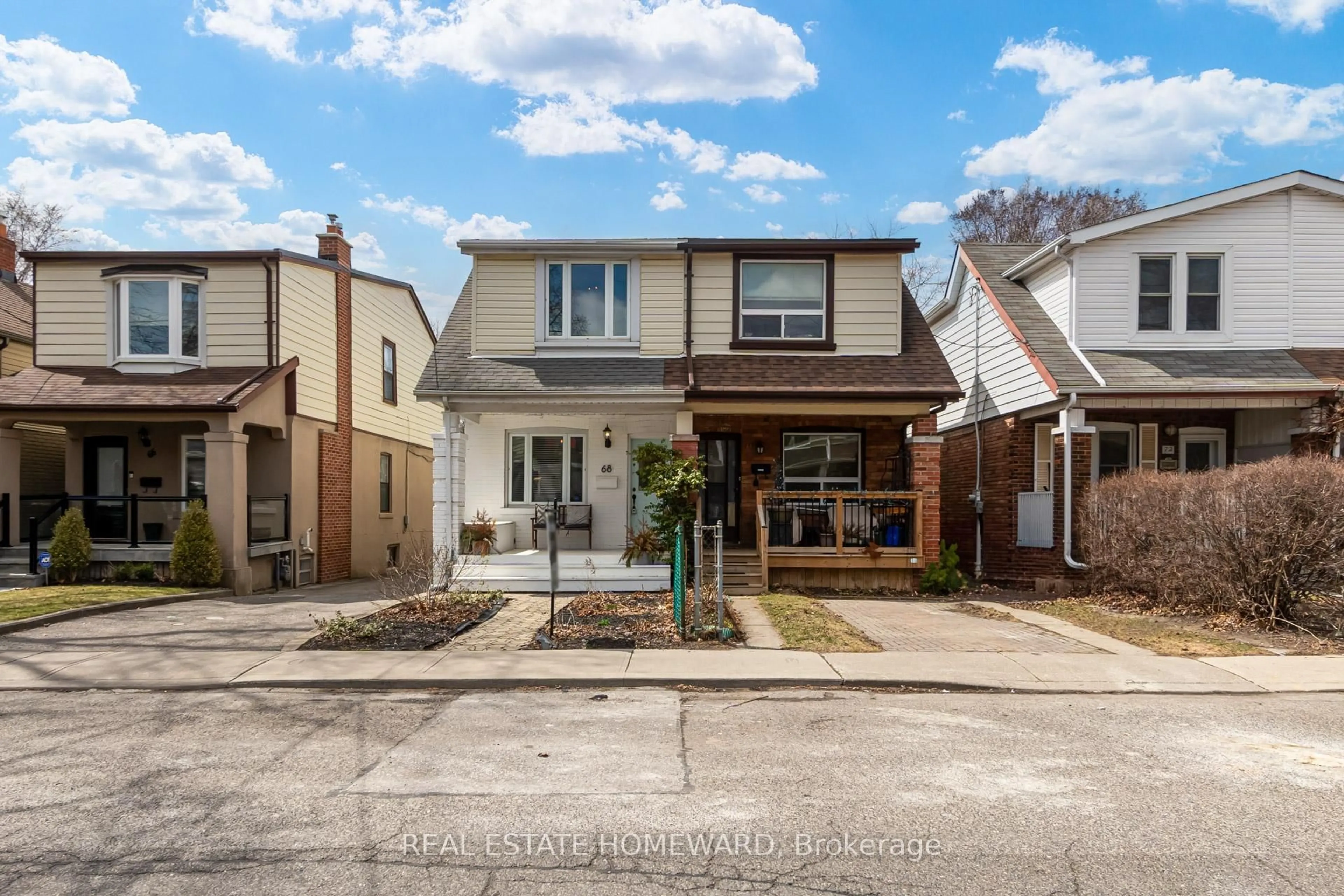 Home with brick exterior material, street for 68 Wayland Ave, Toronto Ontario M4E 3C9